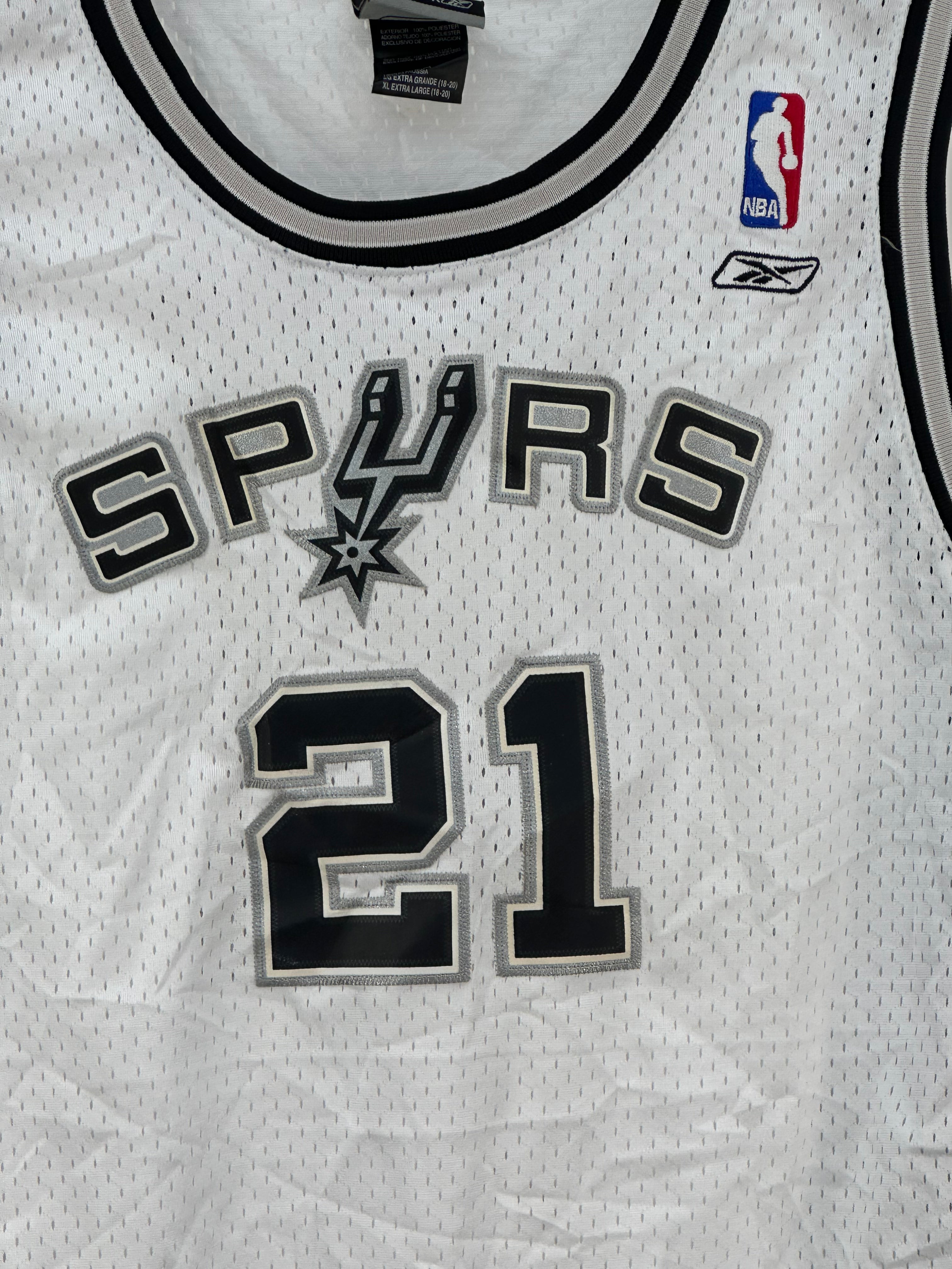 REEBOK NBA SPURS "DUNCAN" T-SHIRT TAGLIA : XL