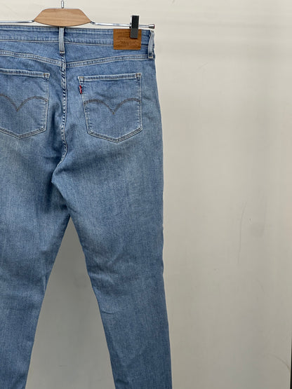 LEVI'S 721 HIGH RISE SKINNY TAGLIA: 45 ITA = W31 L32