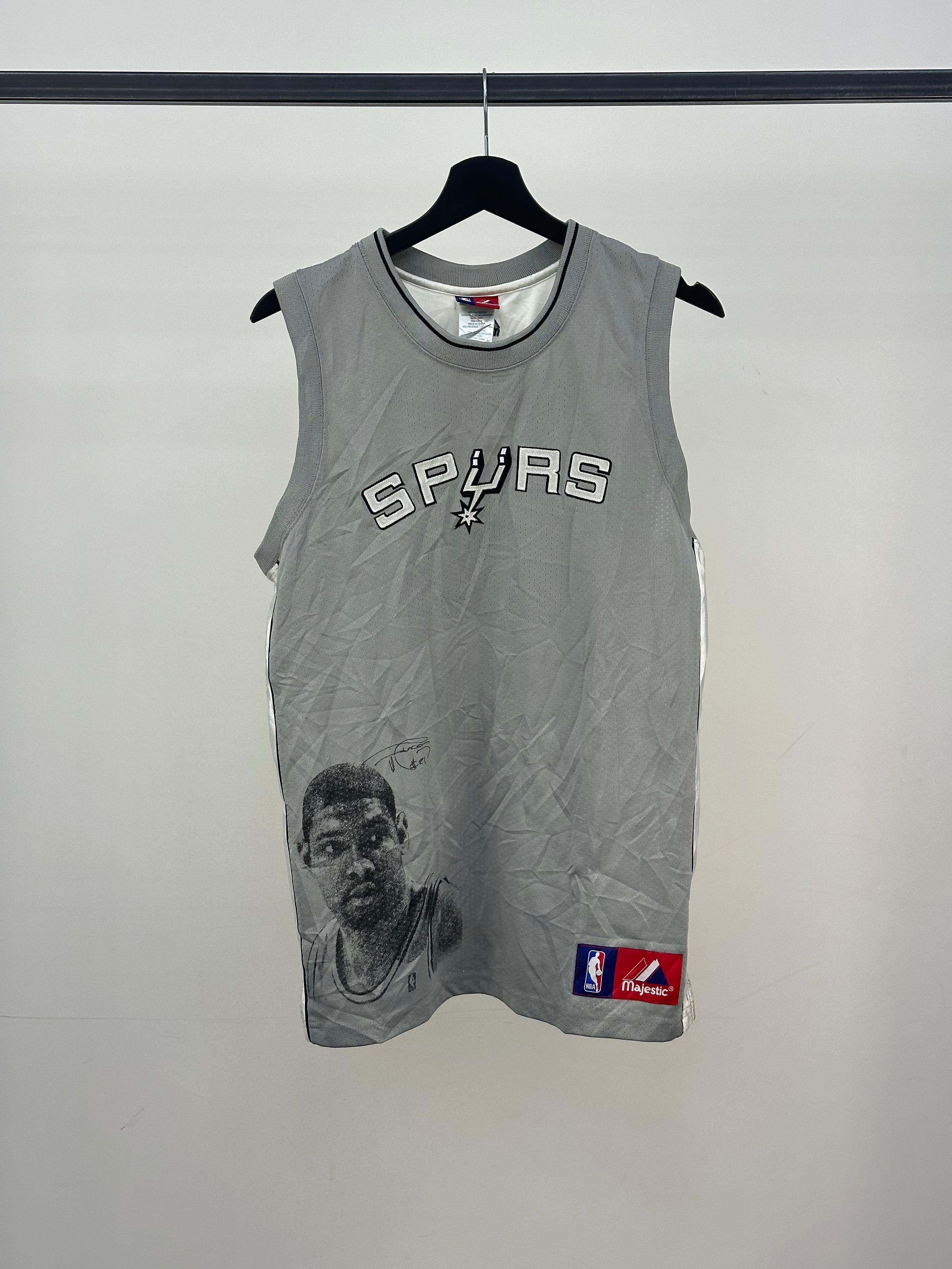 MAJESTIC NBA SPURS "DUNCAN" T-SHIRT TAGLIA : M