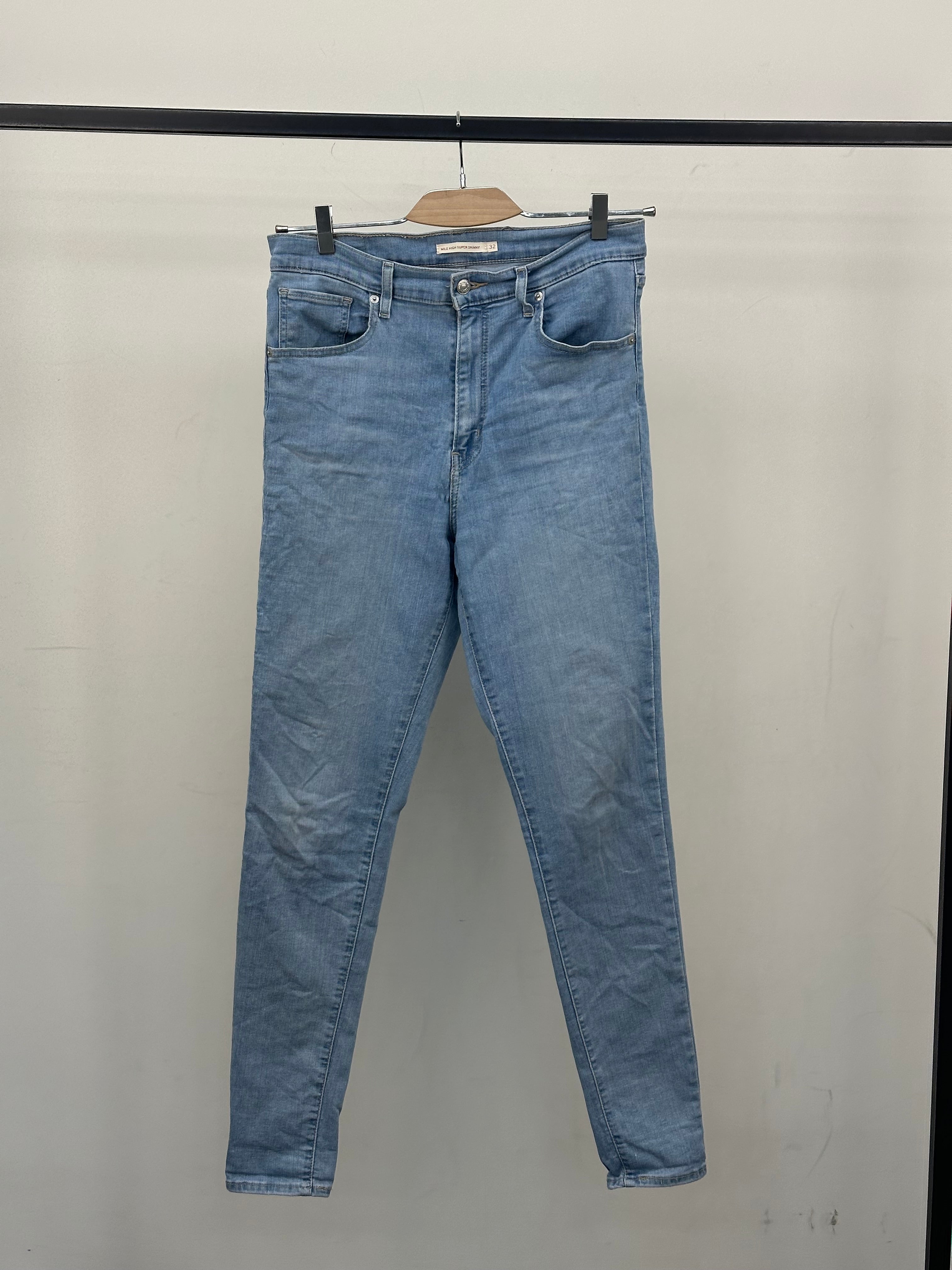 LEVI'S MILE HIGH SUPER SKINNY TAGLIA: 46 ITA = W32 L32