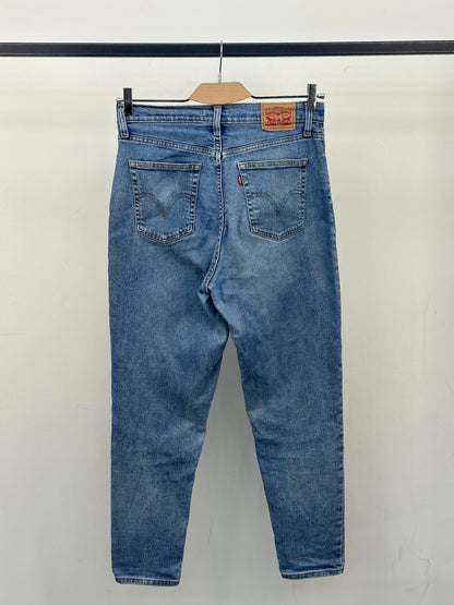LEVI'S HIGH WAISTED MOM JEAN TAGLIA: 44 ITA = W30 L29