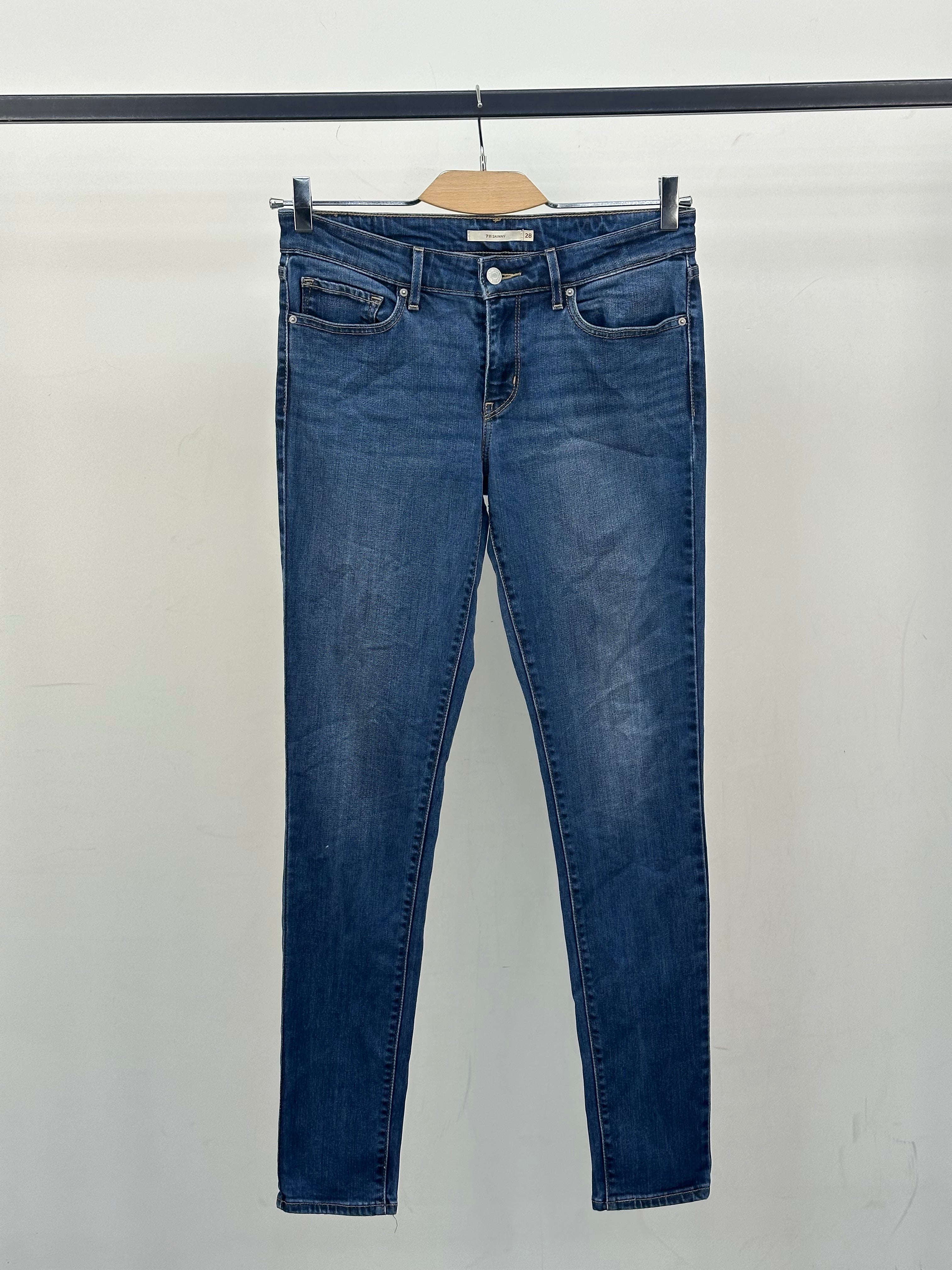 LEVI'S 711 SKINNY TAGLIA: 42 ITA = W28 L32