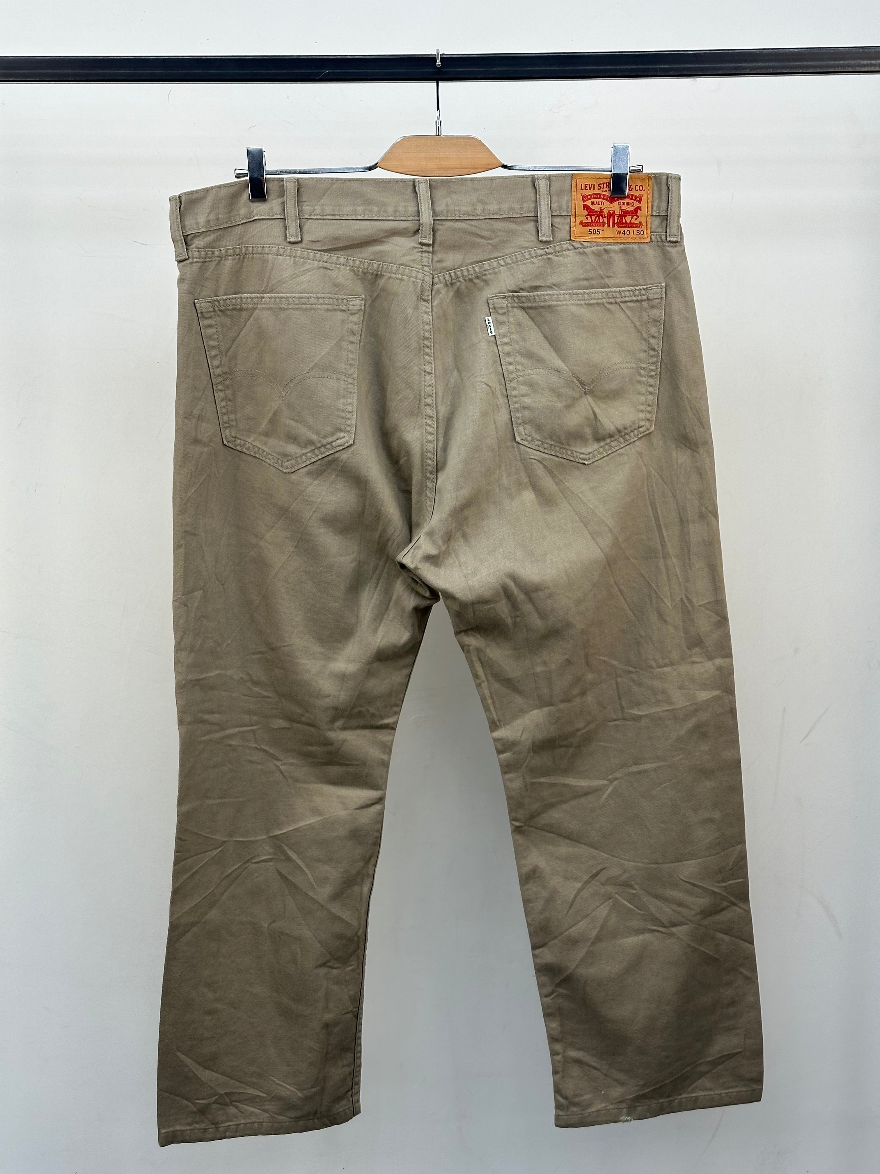 LEVI'S 505 STRAIGHT FIT TAGLIA: 54 ITA = W40 L30