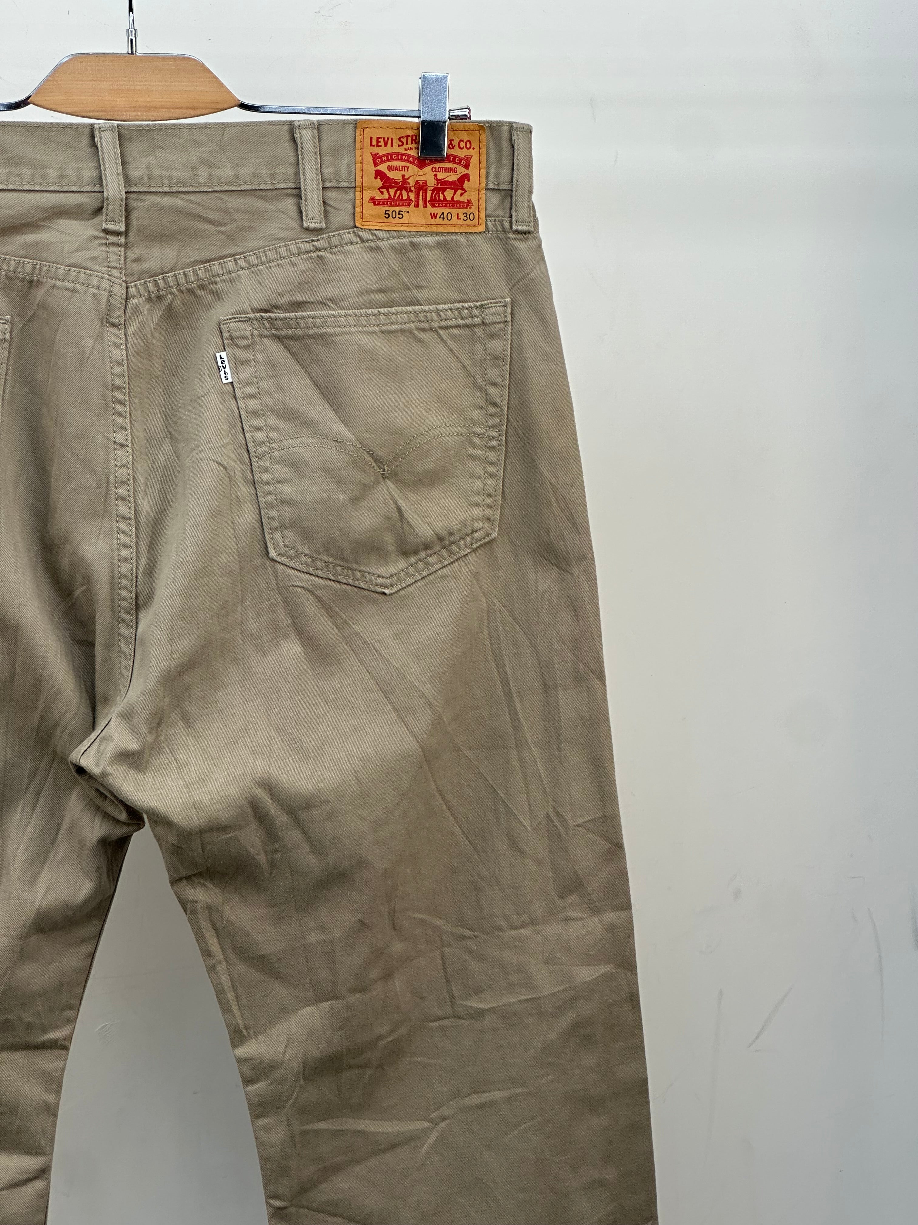 LEVI'S 505 STRAIGHT FIT TAGLIA: 54 ITA = W40 L30