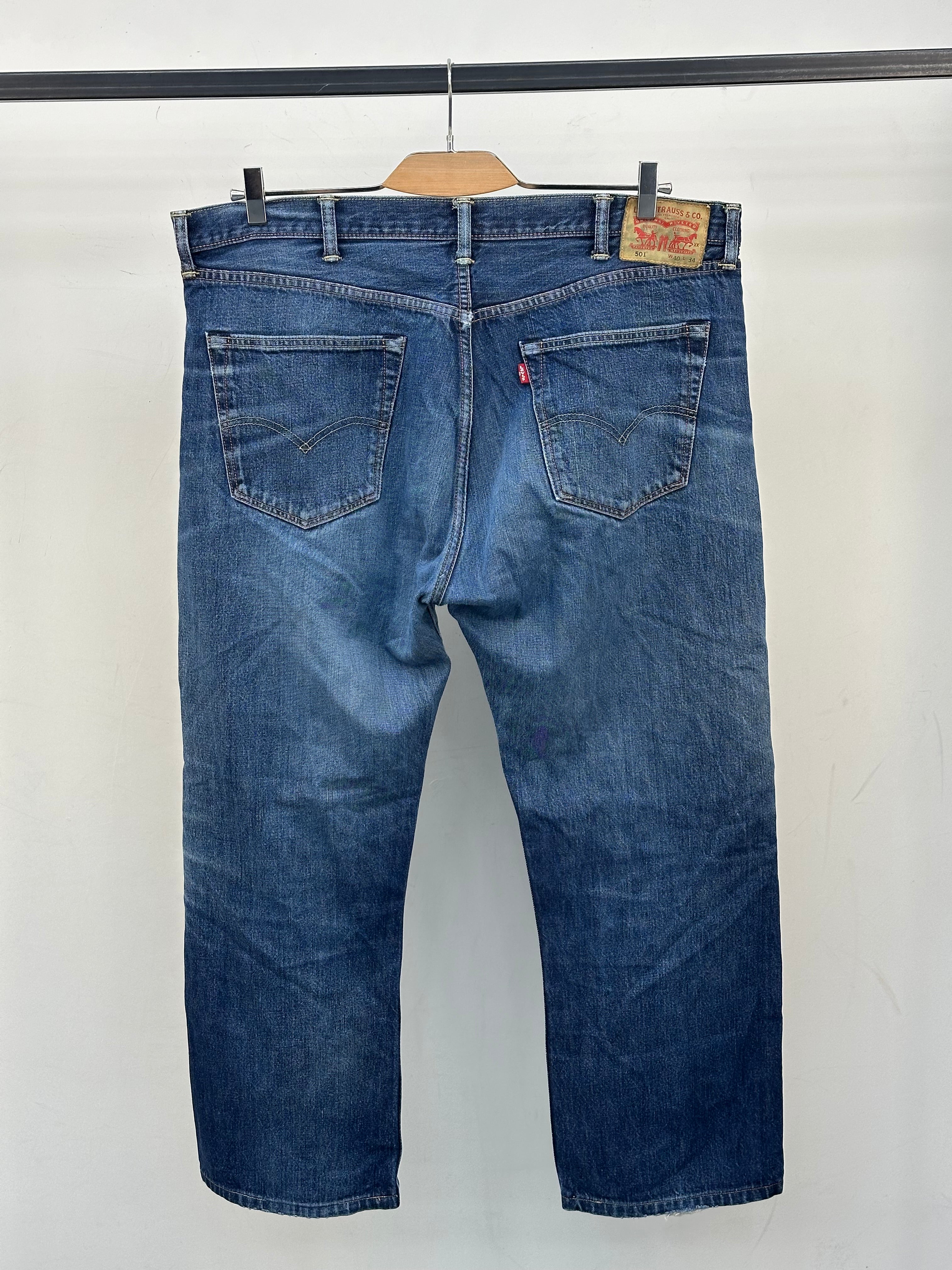 LEVI'S 501 REGULAR FIT TAGLIA: 54 ITA = W40 L34