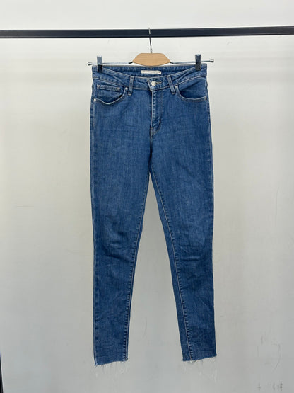 LEVI'S 721 HIGH RISE SKINNY FIT TAGLIA: 43 ITA = W29 L32