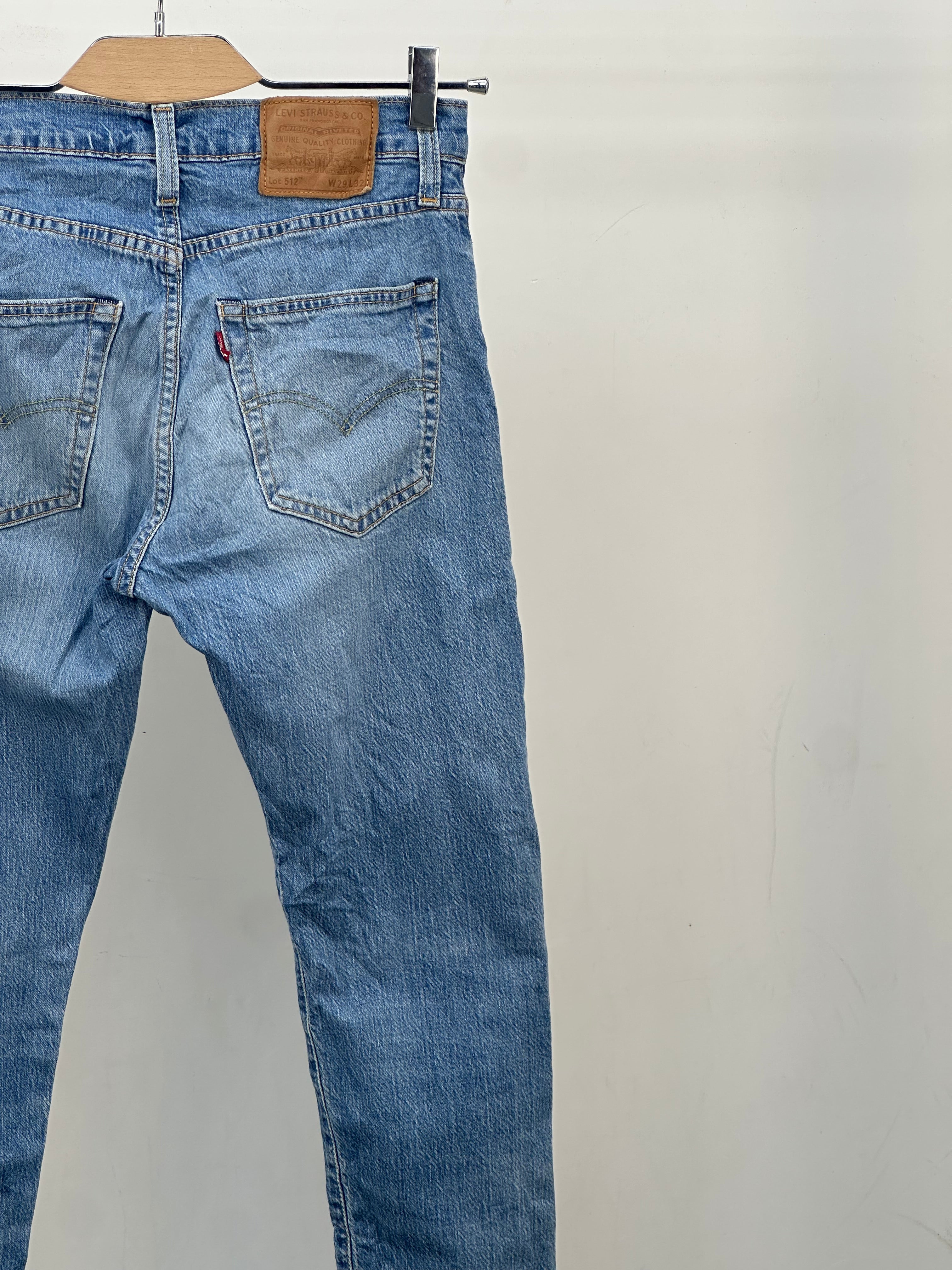 LEVI'S 512 SLIM FIT TAGLIA: 43 ITA = W29 L32