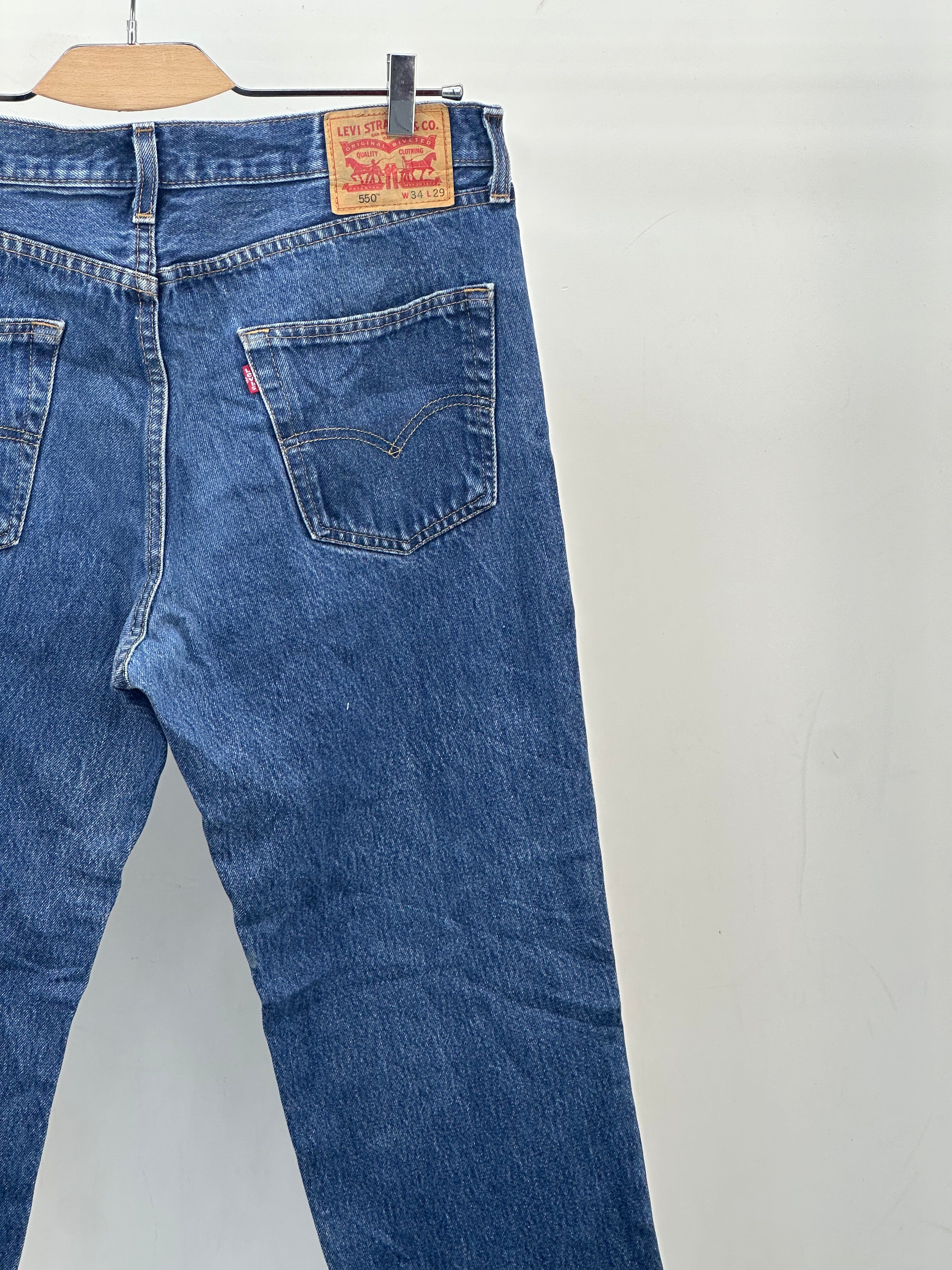 LEVI'S 550 RELAXED FIT TAGLIA: 48 ITA = W34 L29