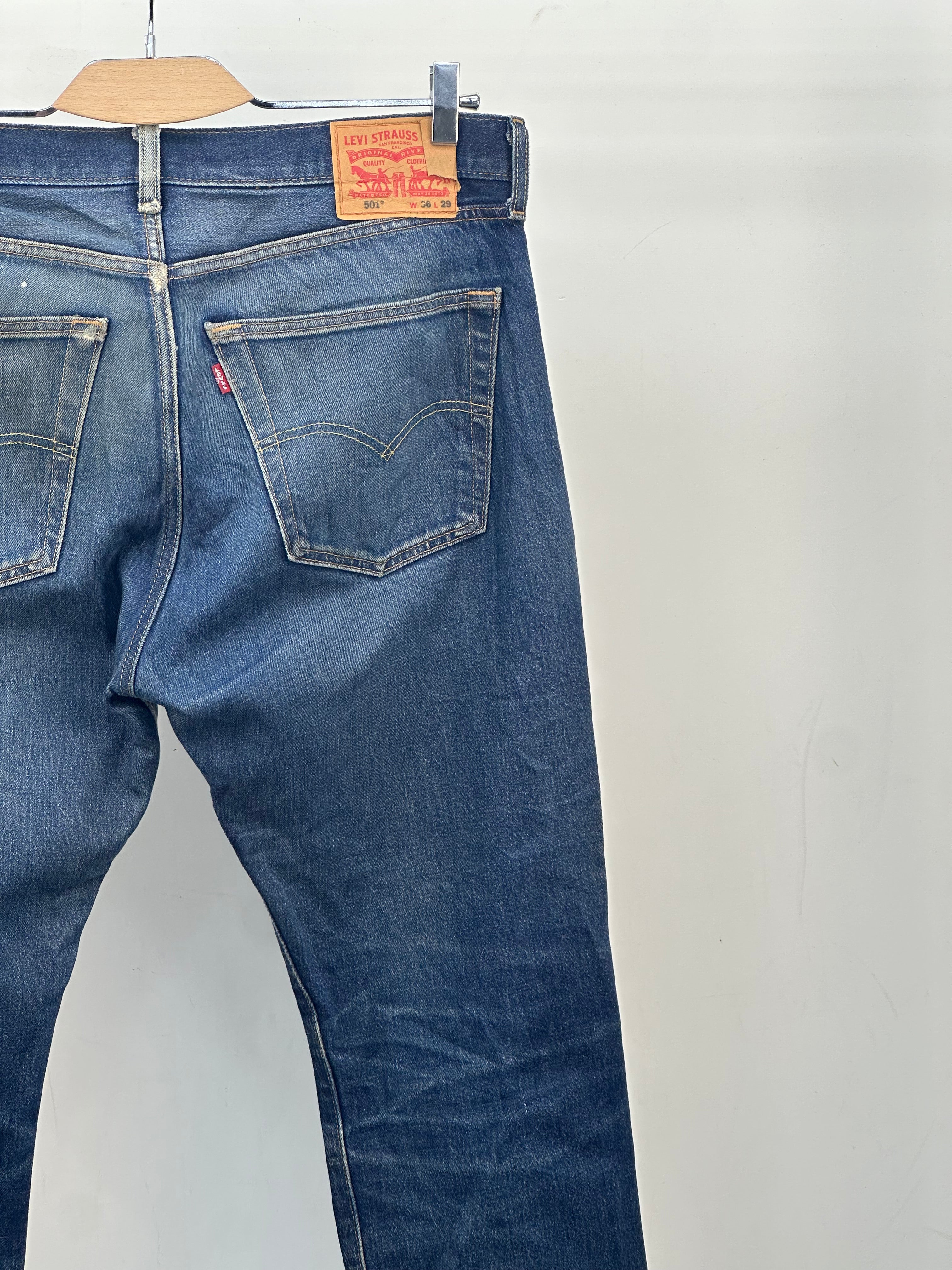 LEVI'S 501 REGULAR FIT TAGLIA: 50 ITA = W36 L29