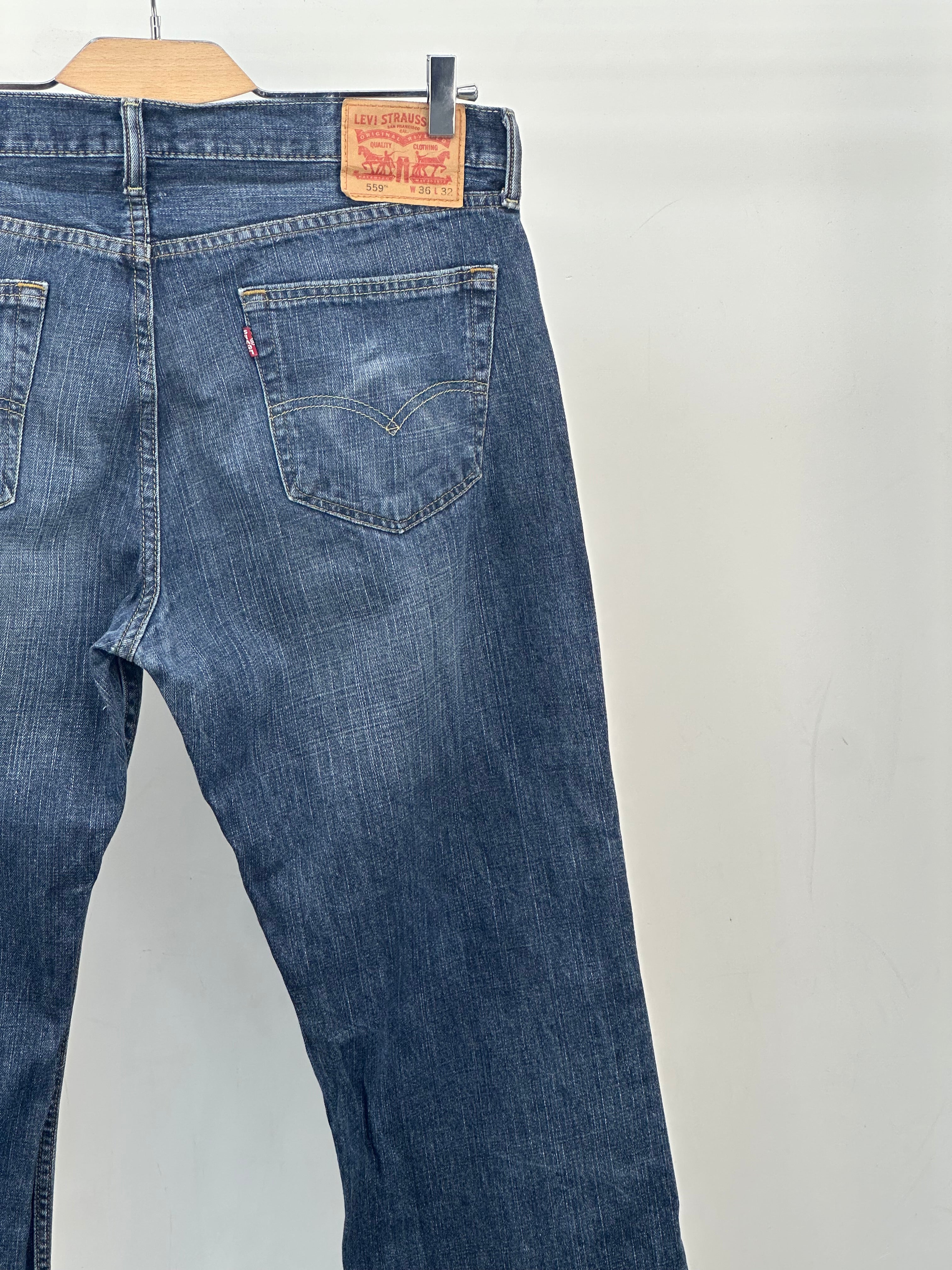 LEVI'S 559 RELAXED FIT TAGLIA: 50 ITA = W36 L32