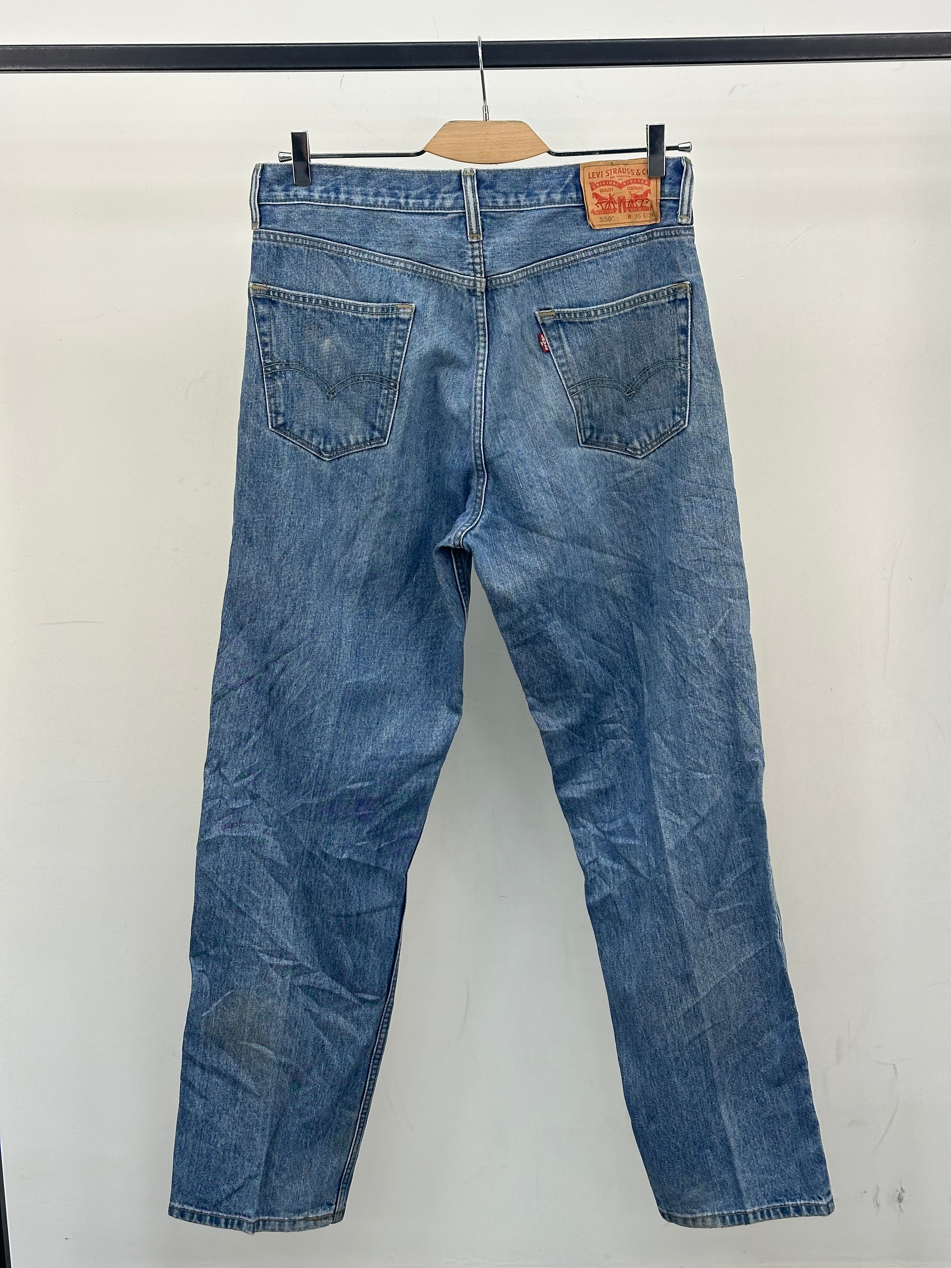 LEVI'S 550 RELAXED FIT TAGLIA: 50 ITA = W36 L34