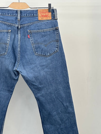 LEVI'S 505 STRAIGHT FIT TAGLIA: 50 ITA = W36 L30