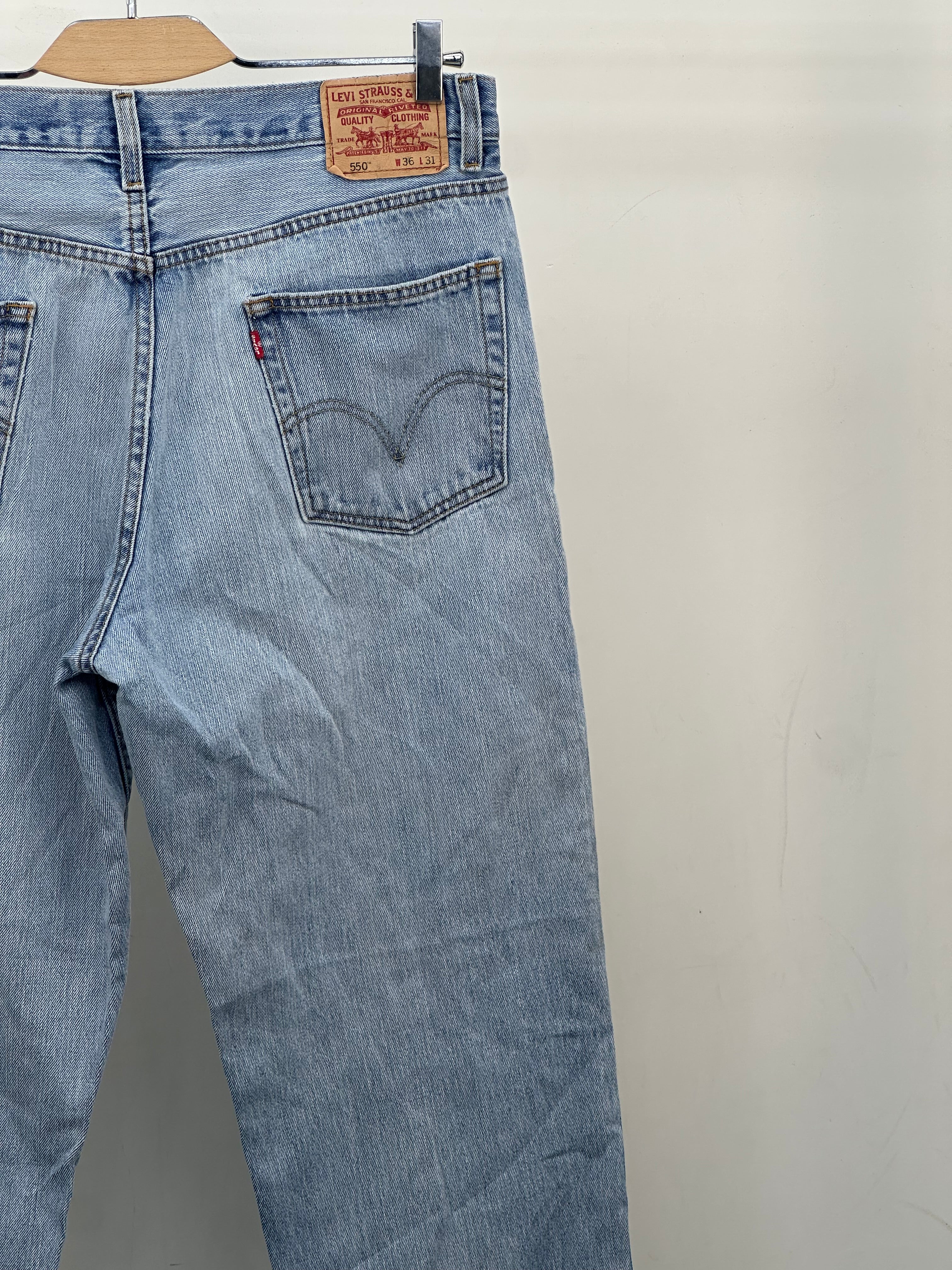 LEVI'S 550 RELAXED FIT TAGLIA: 50 ITA = W36 L31