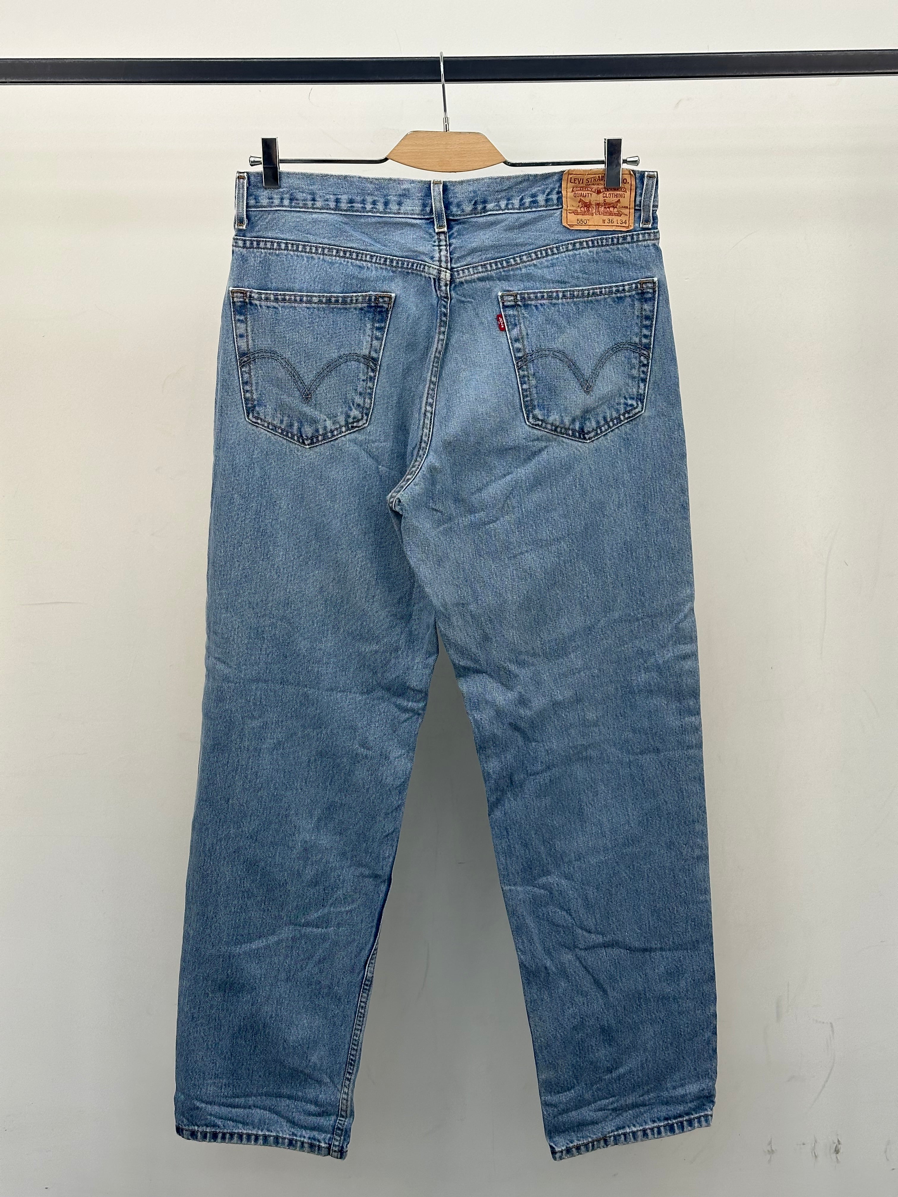 LEVI'S 550 RELAXED FIT TAGLIA: 50 ITA = W36 L34