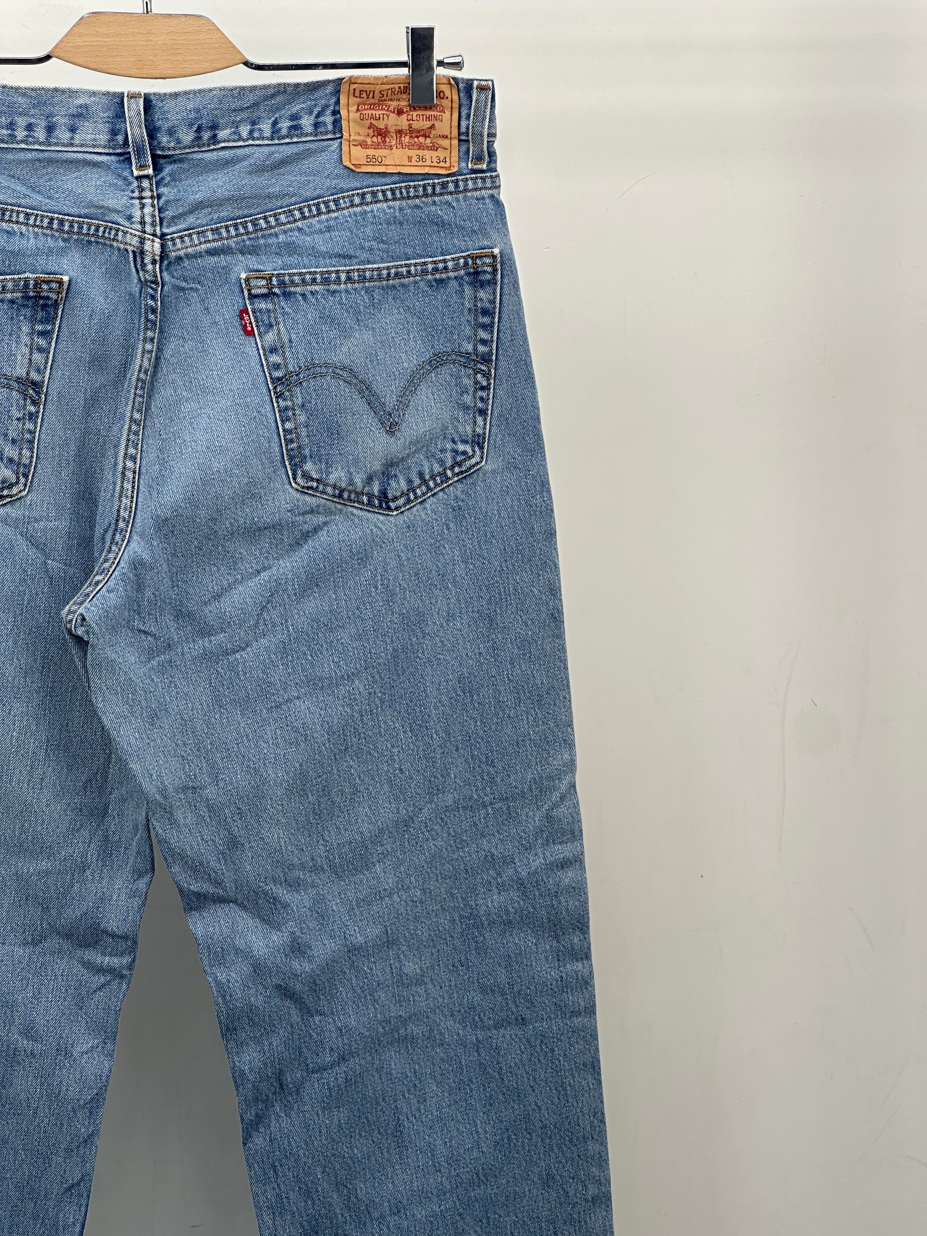 LEVI'S 550 RELAXED FIT TAGLIA: 50 ITA = W36 L34