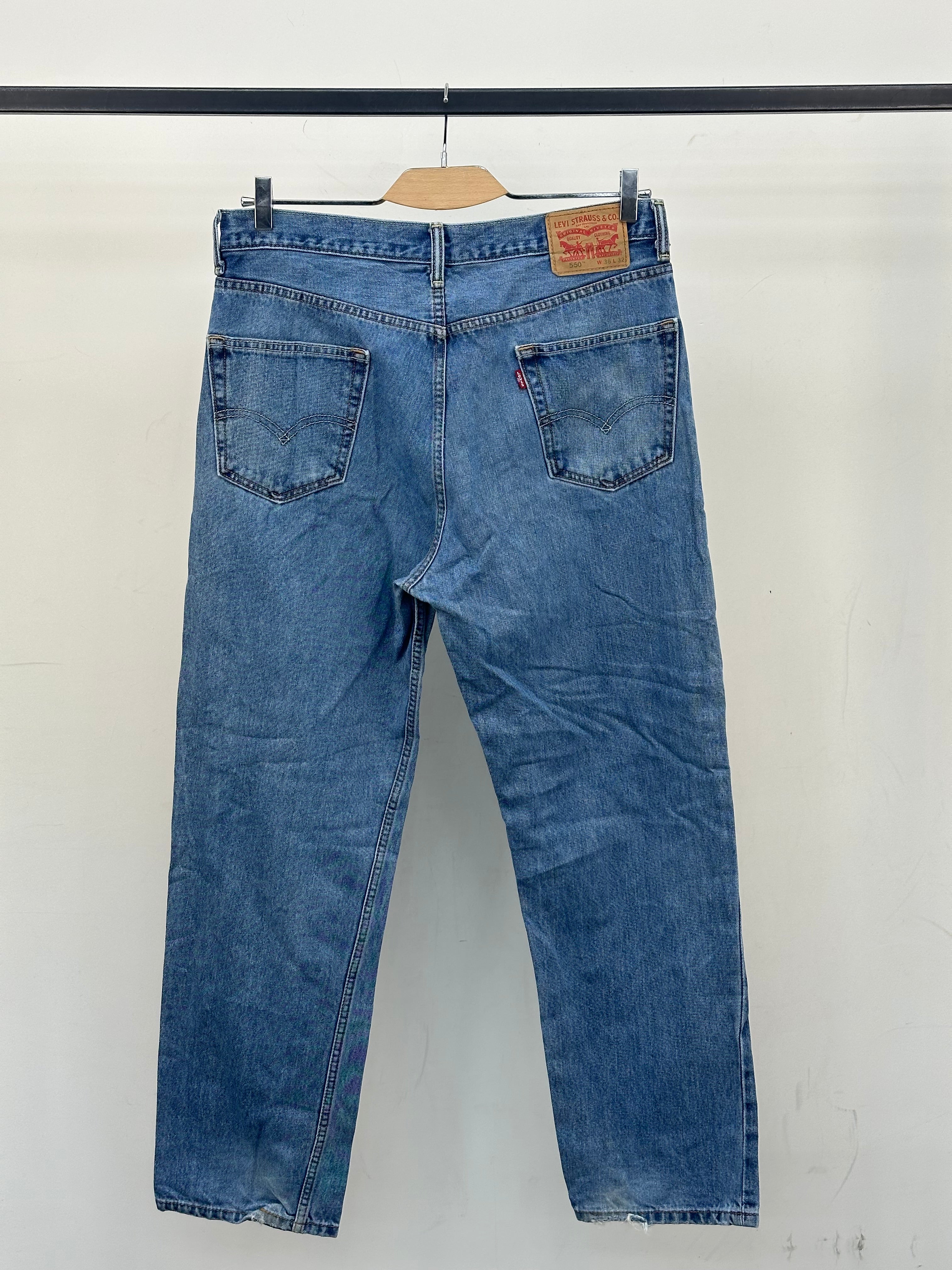 LEVI'S 550 RELAXED FIT TAGLIA: 50 ITA = W36 L32