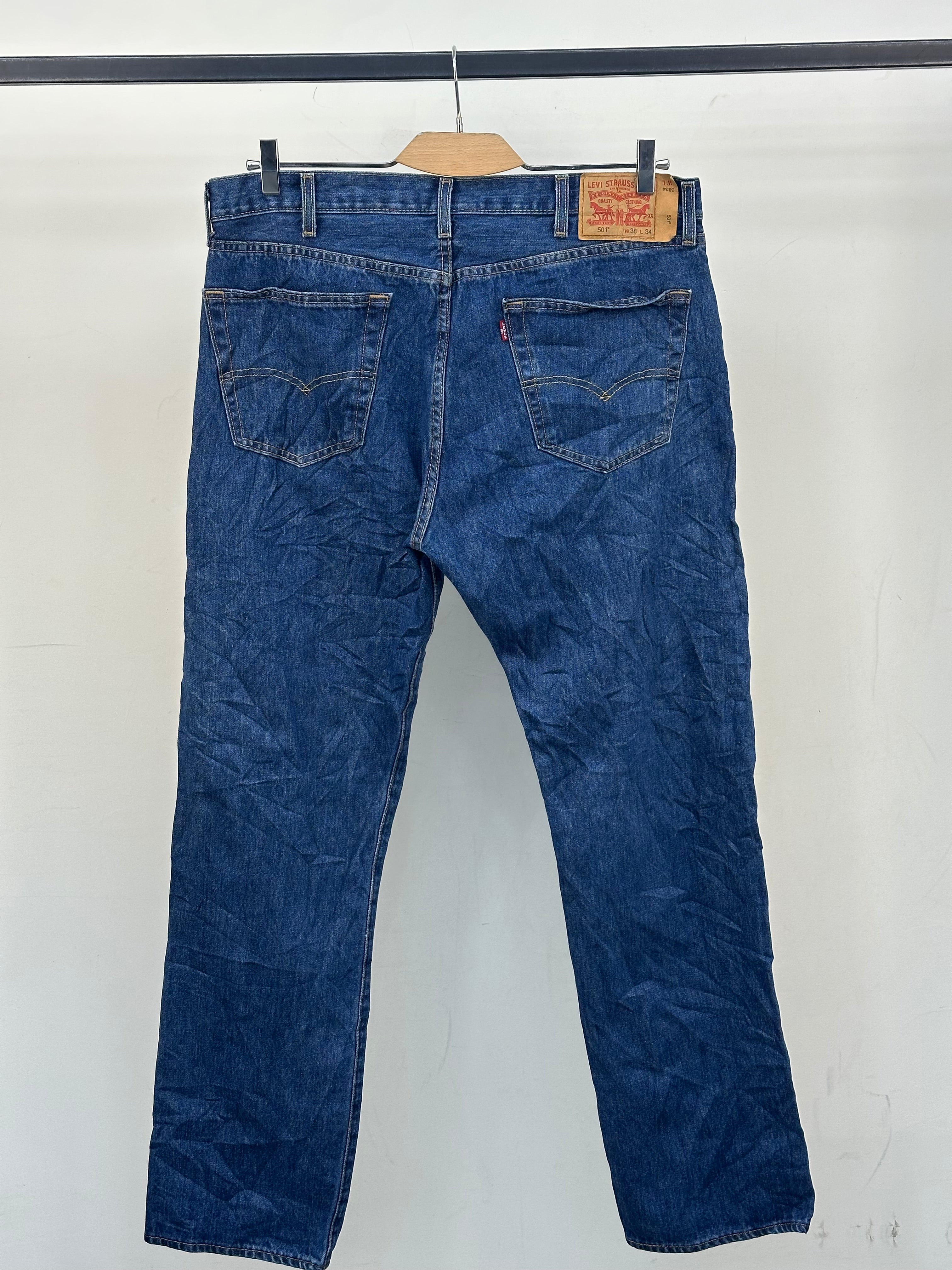LEVI'S 501 REGULAR FIT TAGLIA: 52 ITA = W38 L34