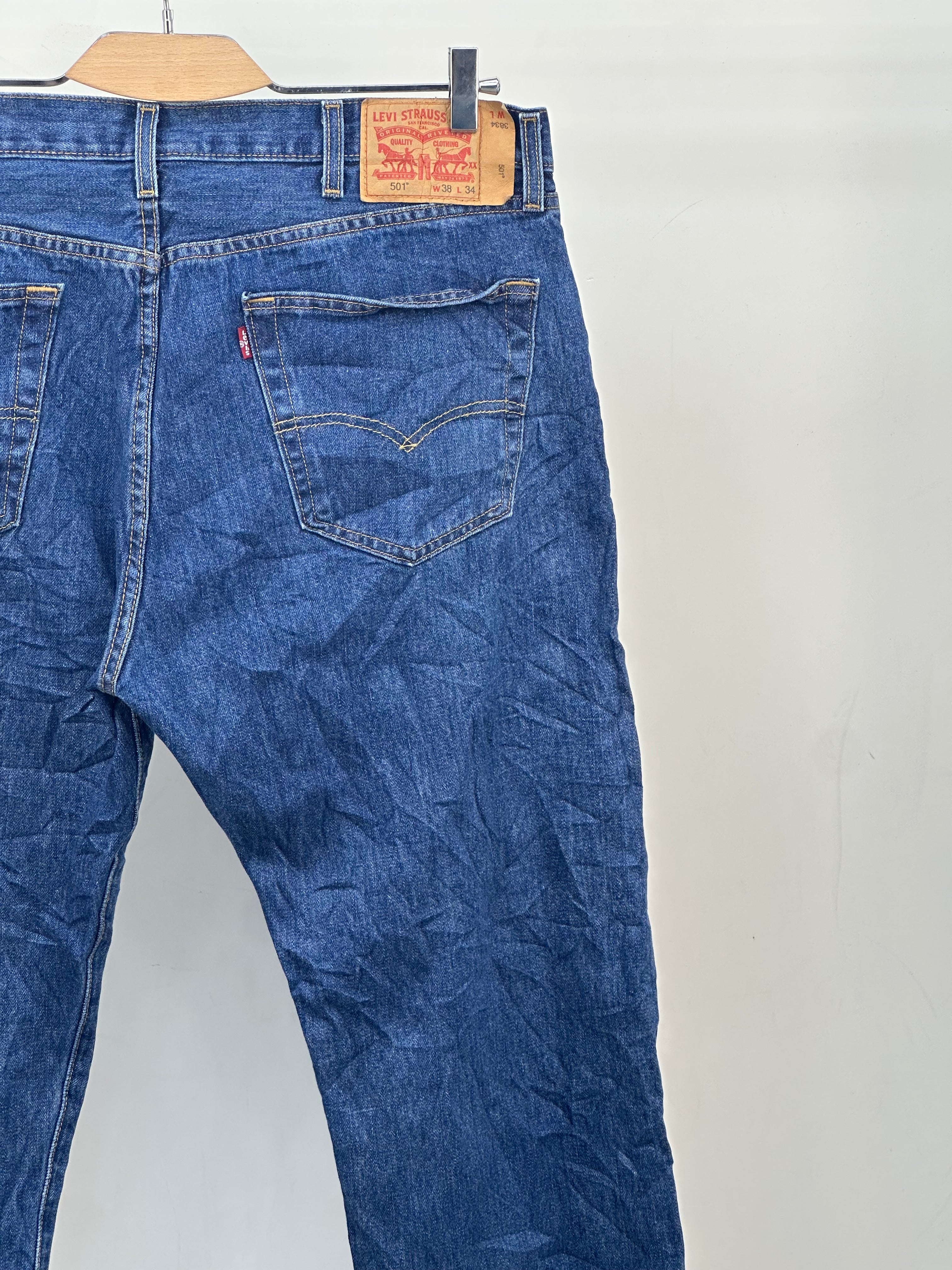LEVI'S 501 REGULAR FIT TAGLIA: 52 ITA = W38 L34