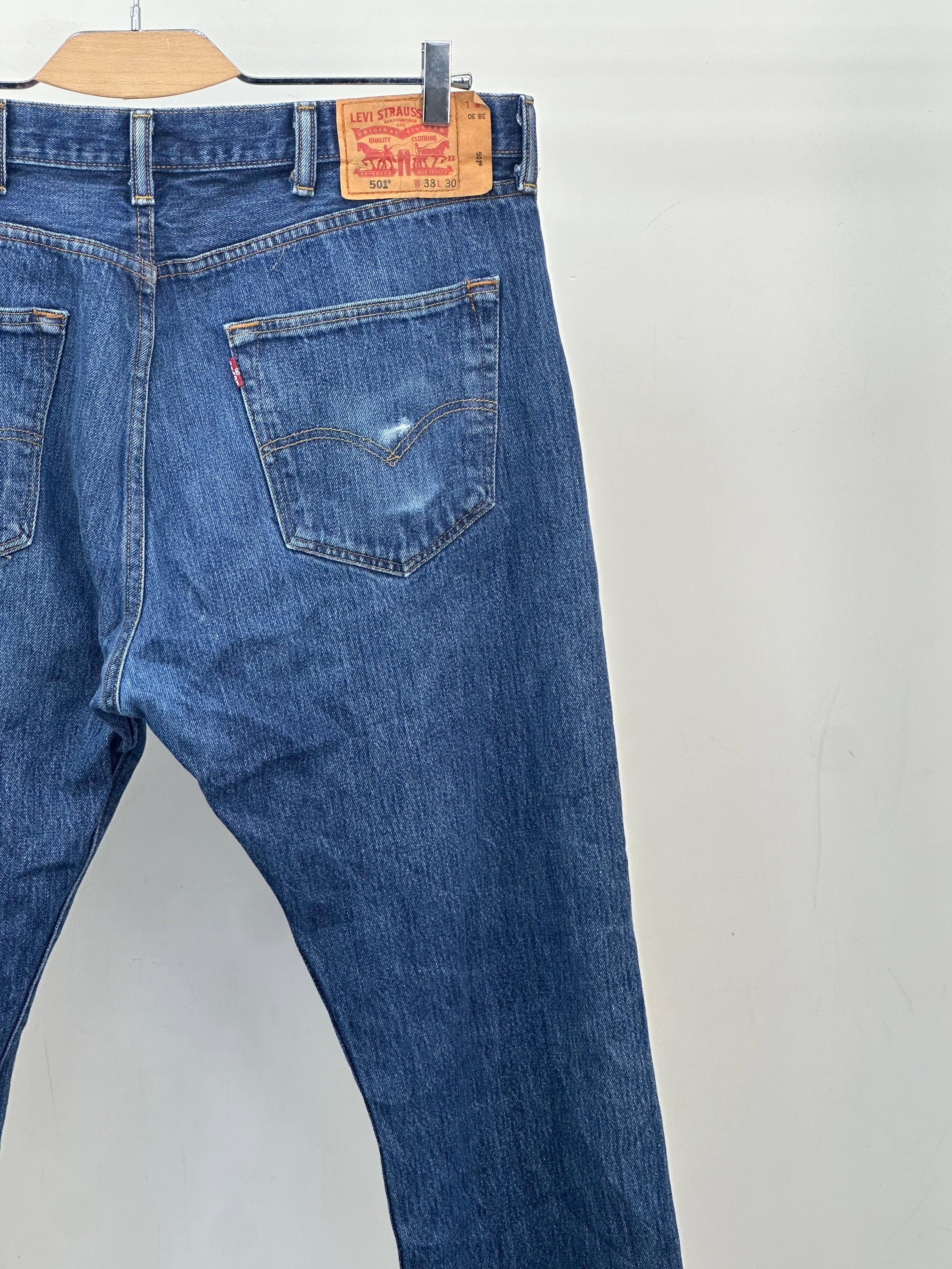 LEVI'S 501 REGULAR FIT TAGLIA: 52 ITA = W38 L30