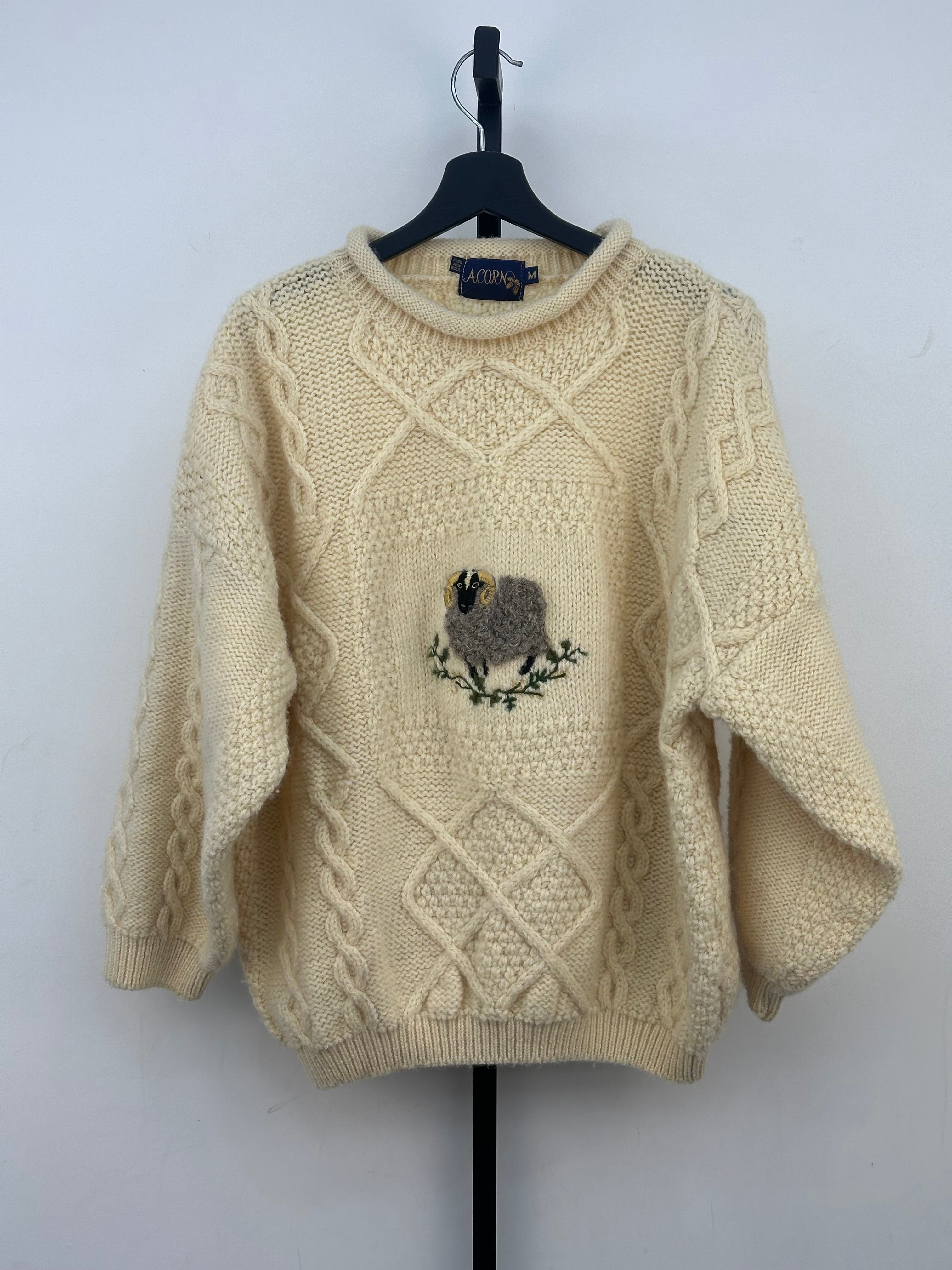 MAGLIONE FISHERMAN IRLANDESE TAGLIA: M