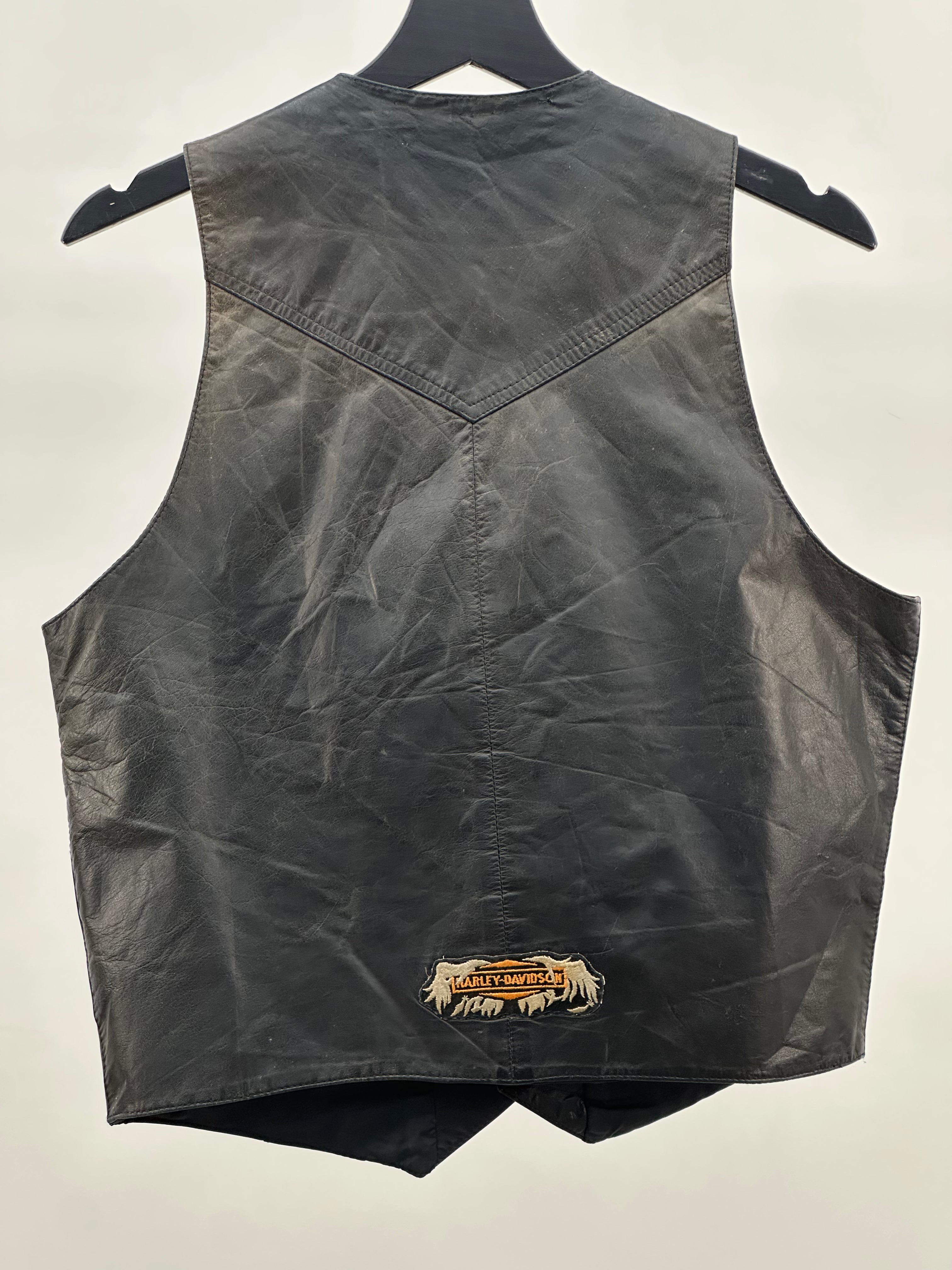 GENUINE LEATHER VEST SIZE: S