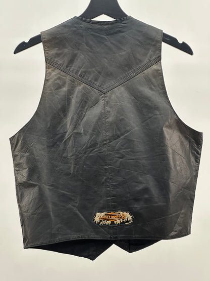 GENUINE LEATHER VEST SIZE: S