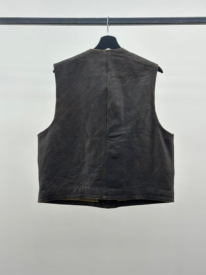 GENUINE LEATHER VEST SIZE: XL
