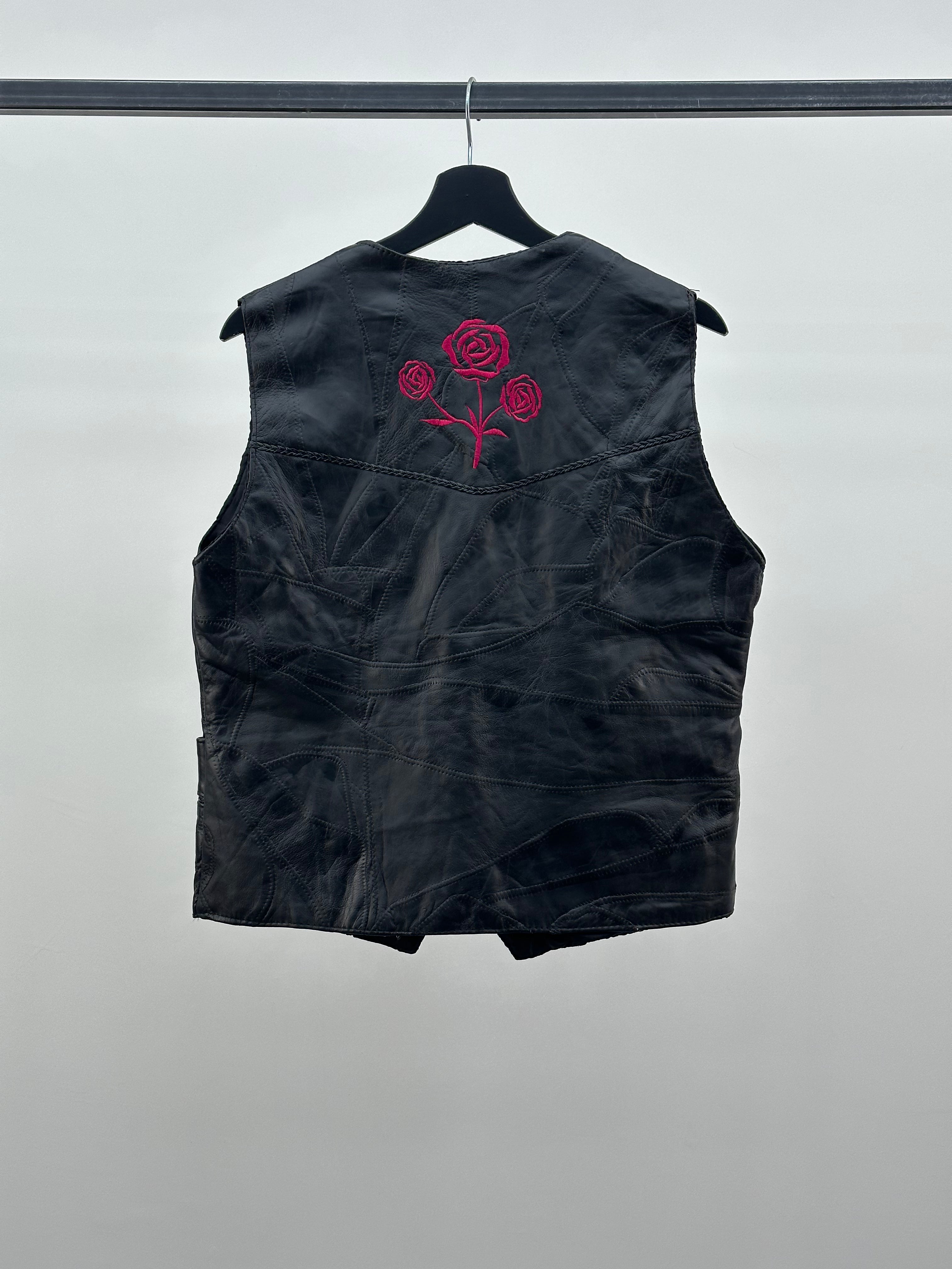 GENUINE LEATHER VEST SIZE: M