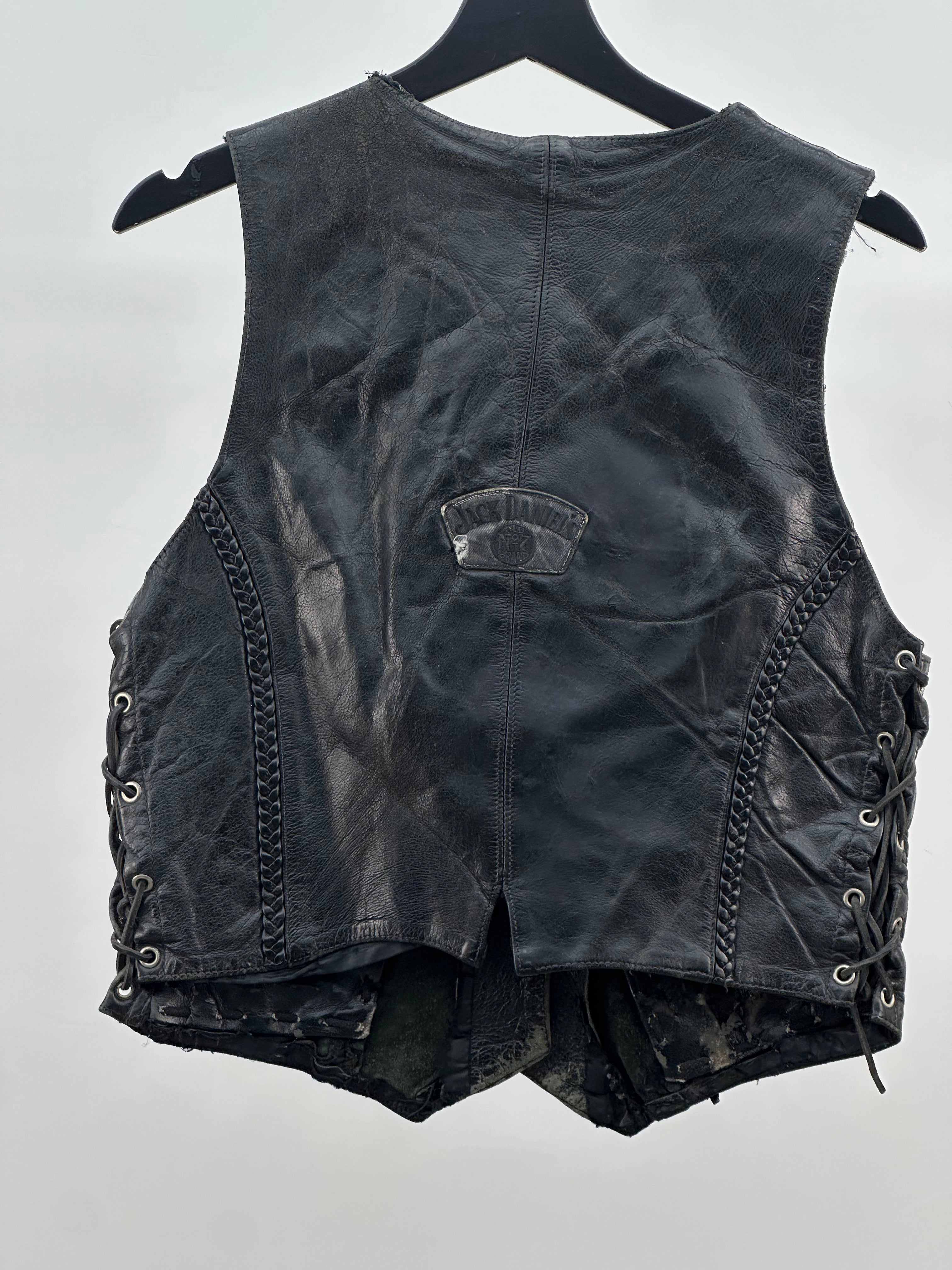 WOMEN'S GENUINE LEATHER VEST SIZE: L