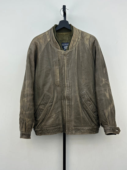 BURBERRYS GIUBBOTTO IN PELLE  UOMO TAGLIA: 52