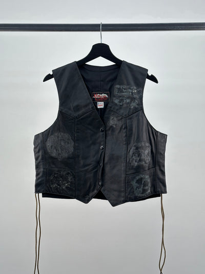 GILET VERA PELLE TAGLIA: M