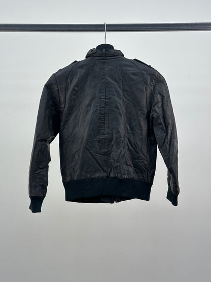 WOMEN'S LEATHER BOMBER SIZE: XS