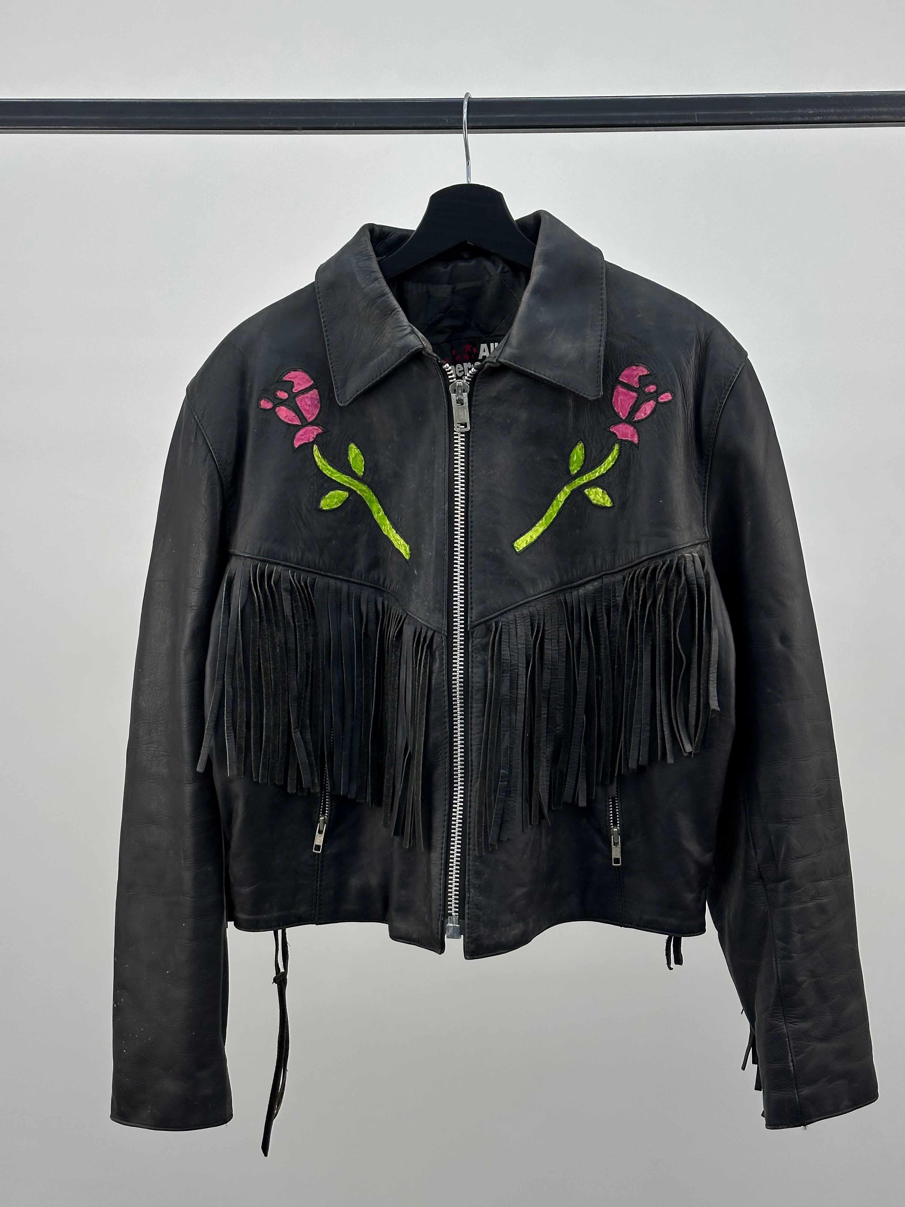 WOMEN'S LEATHER JACKET SIZE: M
