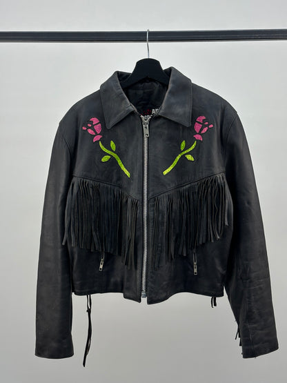 WOMEN'S LEATHER JACKET SIZE: M