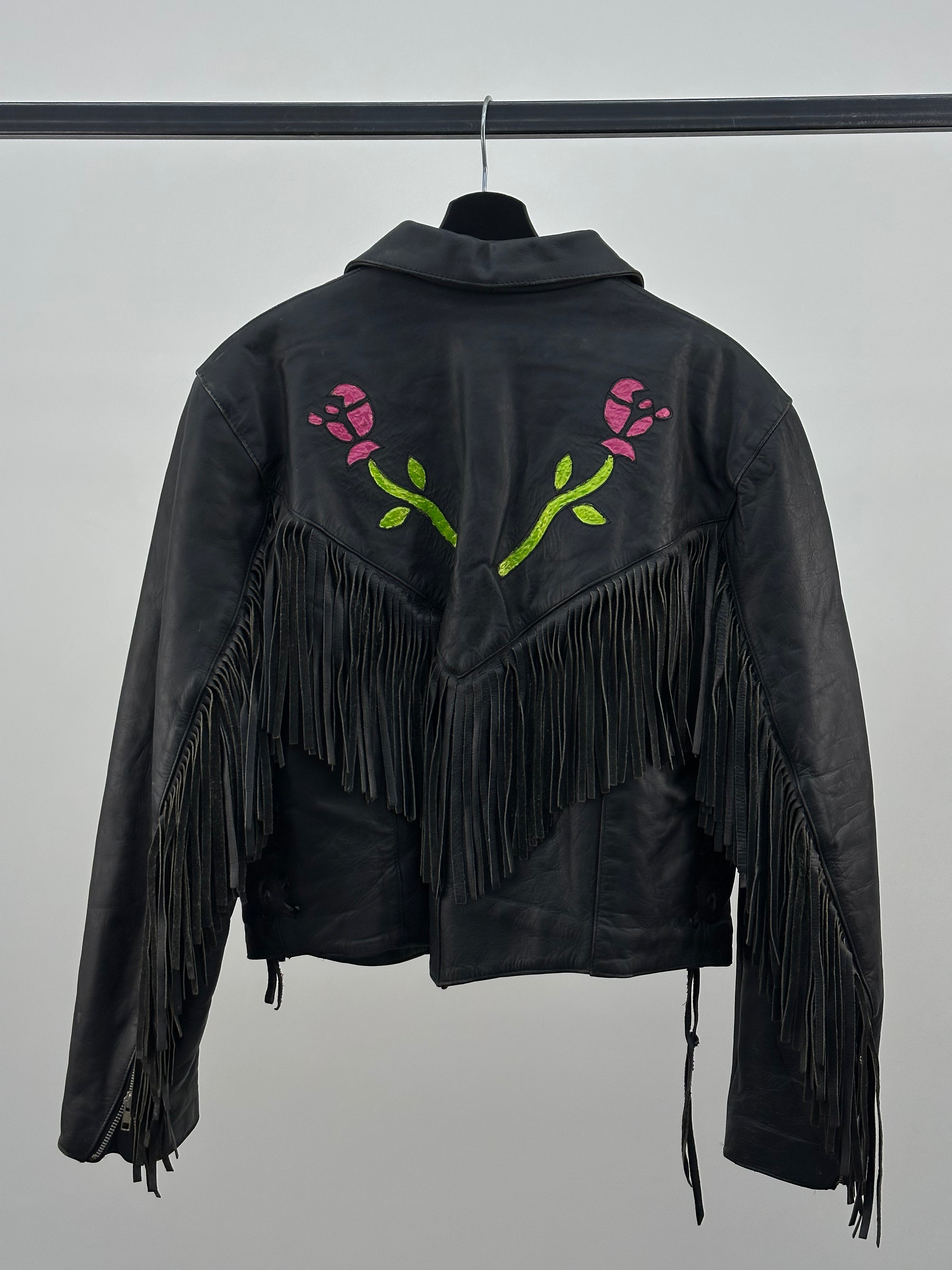 WOMEN'S LEATHER JACKET SIZE: M