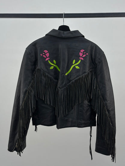 WOMEN'S LEATHER JACKET SIZE: M