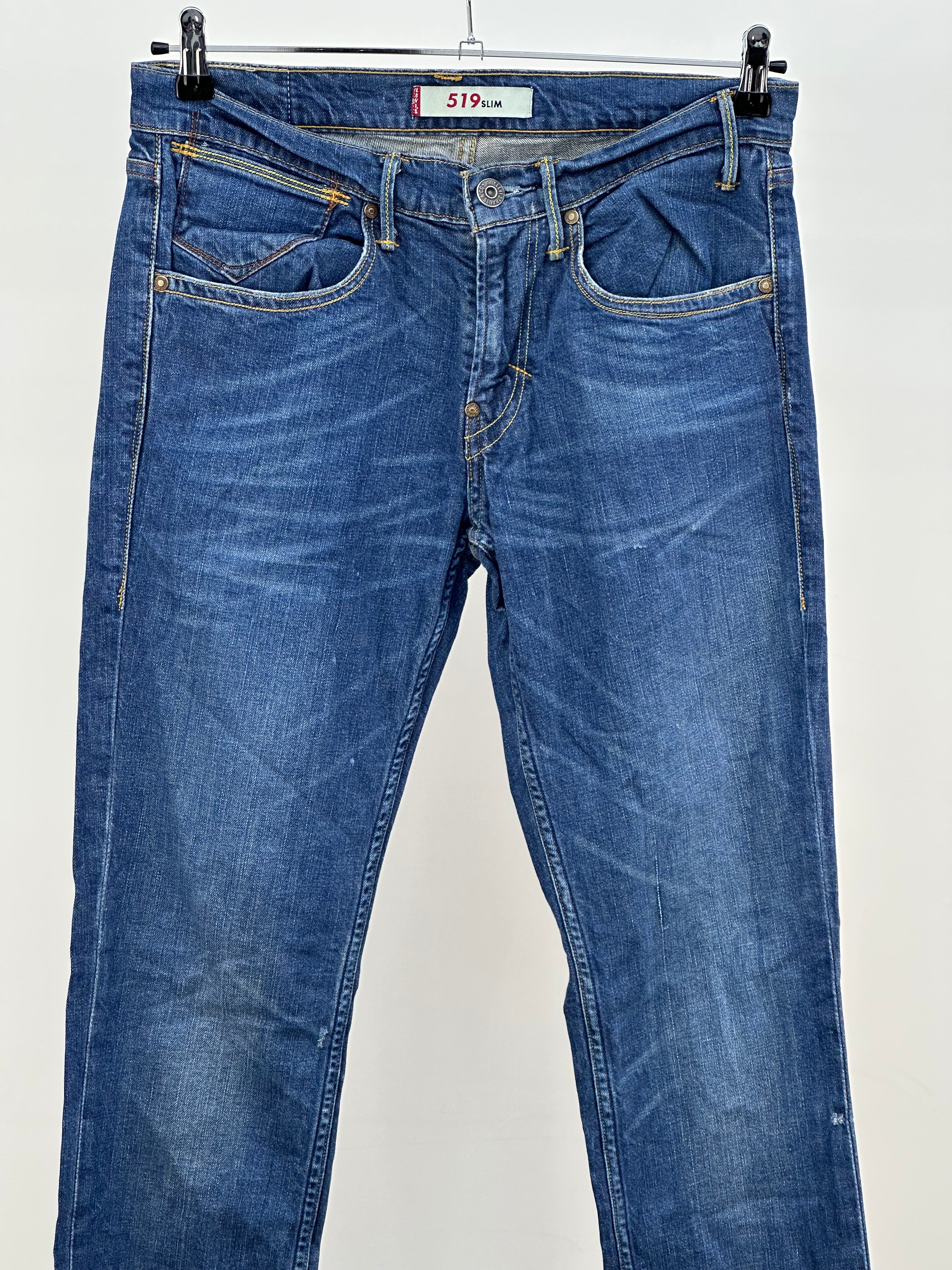 LEVI'S 519 SLIM TAGLIA : 46 ITA = W32 L32
