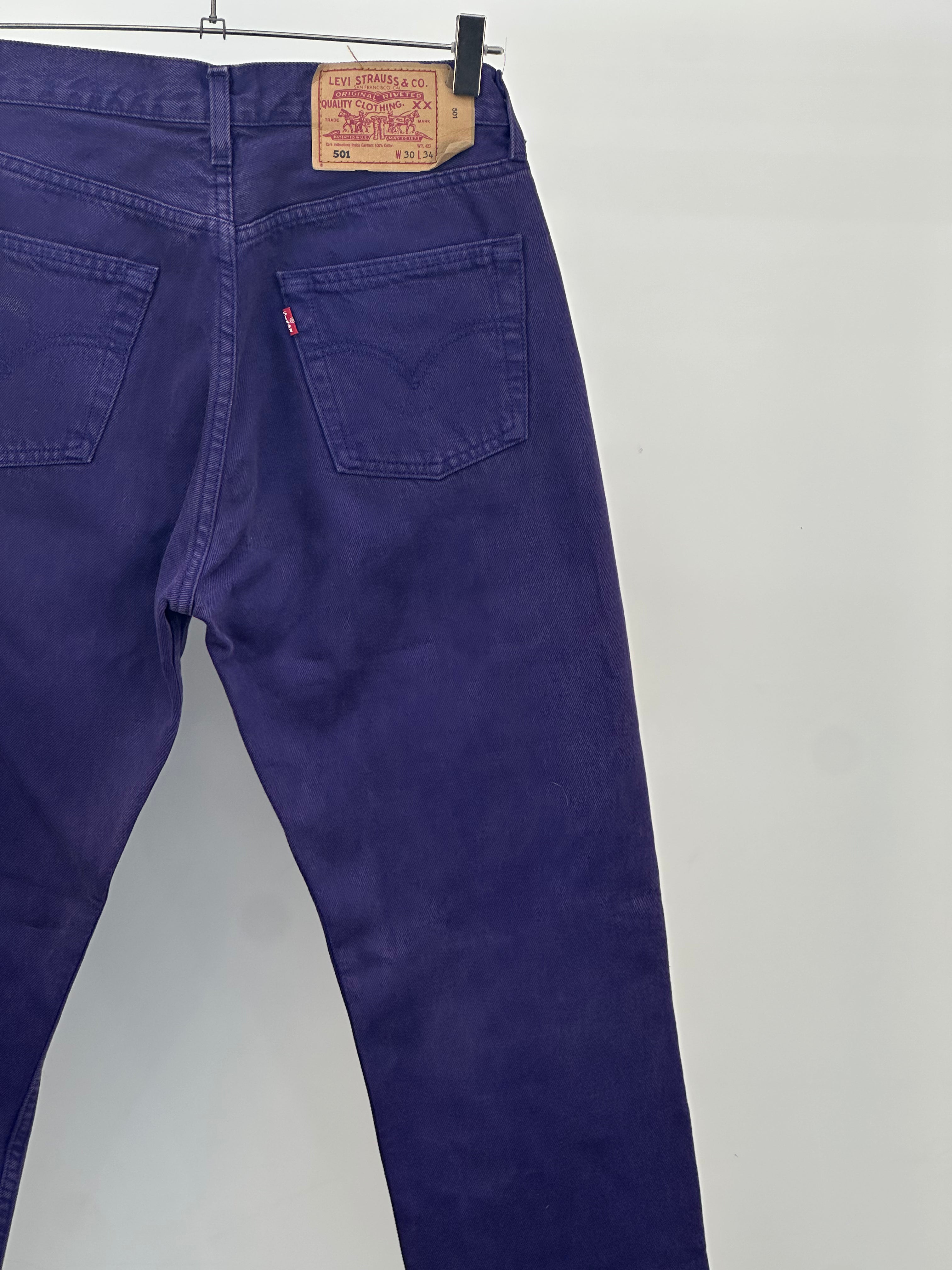 LEVI'S 501 TAGLIA: 44 ITA = W30 L34