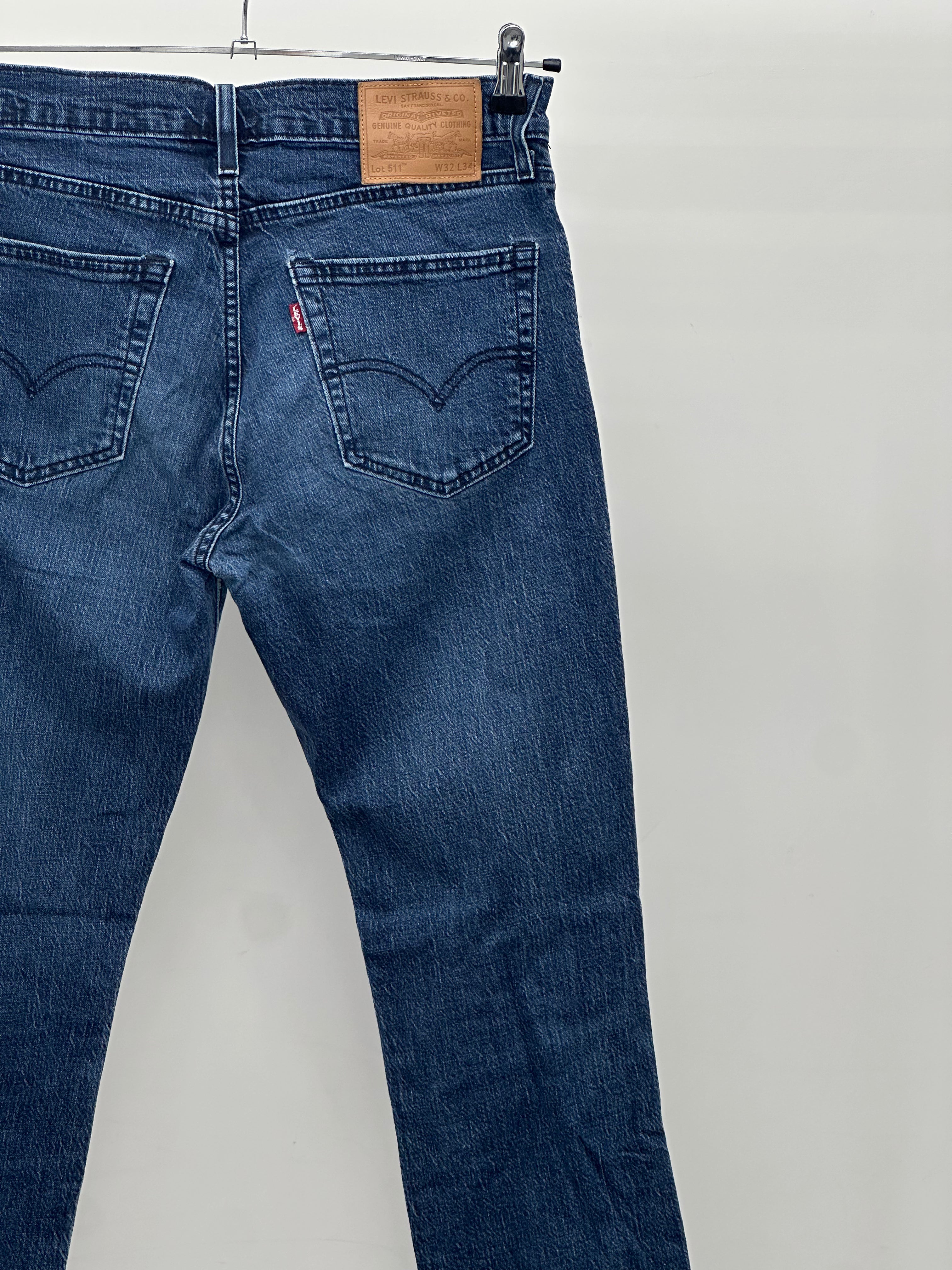 LEVI'S 511 SLIM FIT TAGLIA: 46 ITA = W32 L34