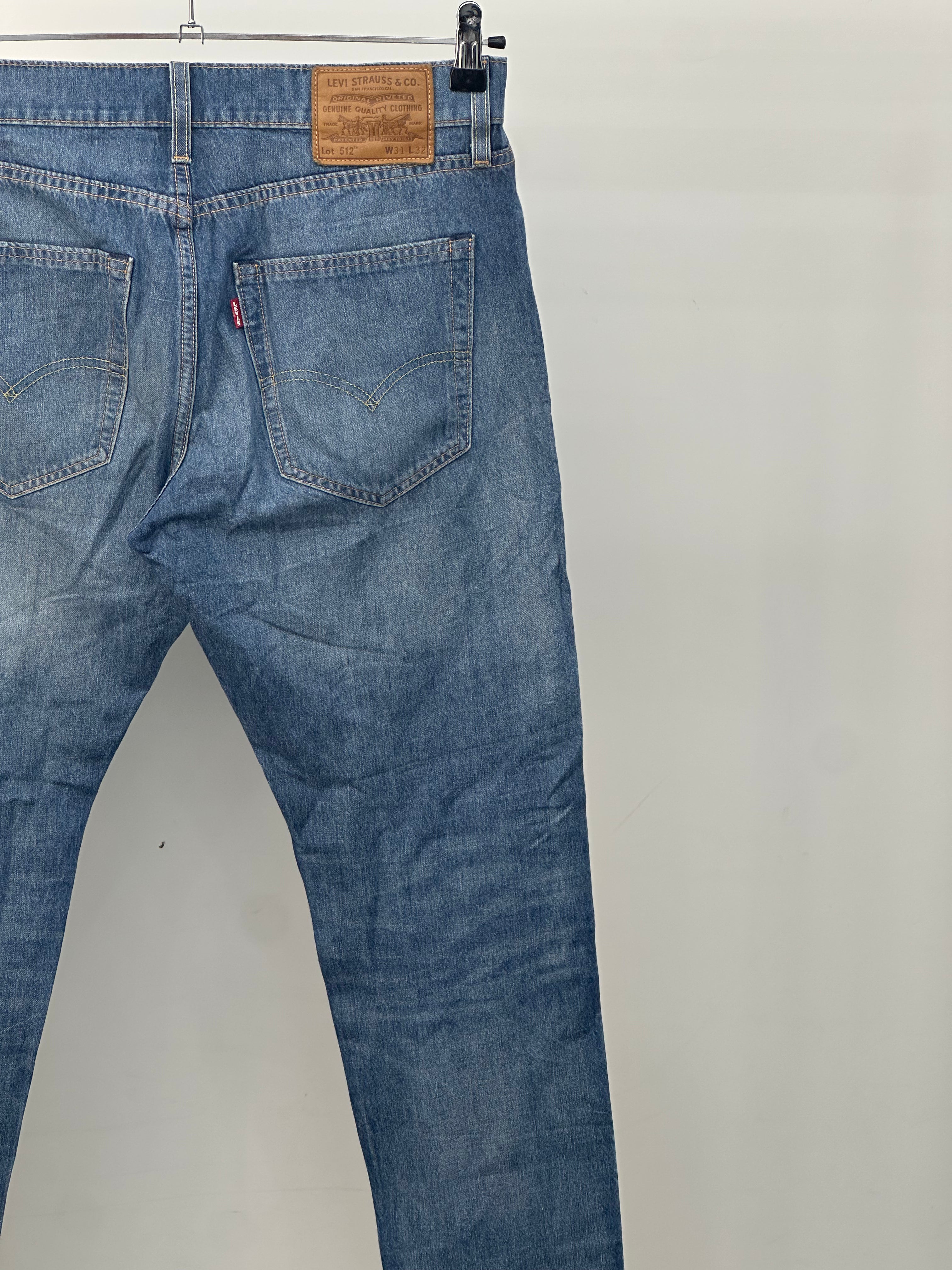 LEVI'S 512 SLIM FIT TAGLIA: 45 ITA = W31 L32