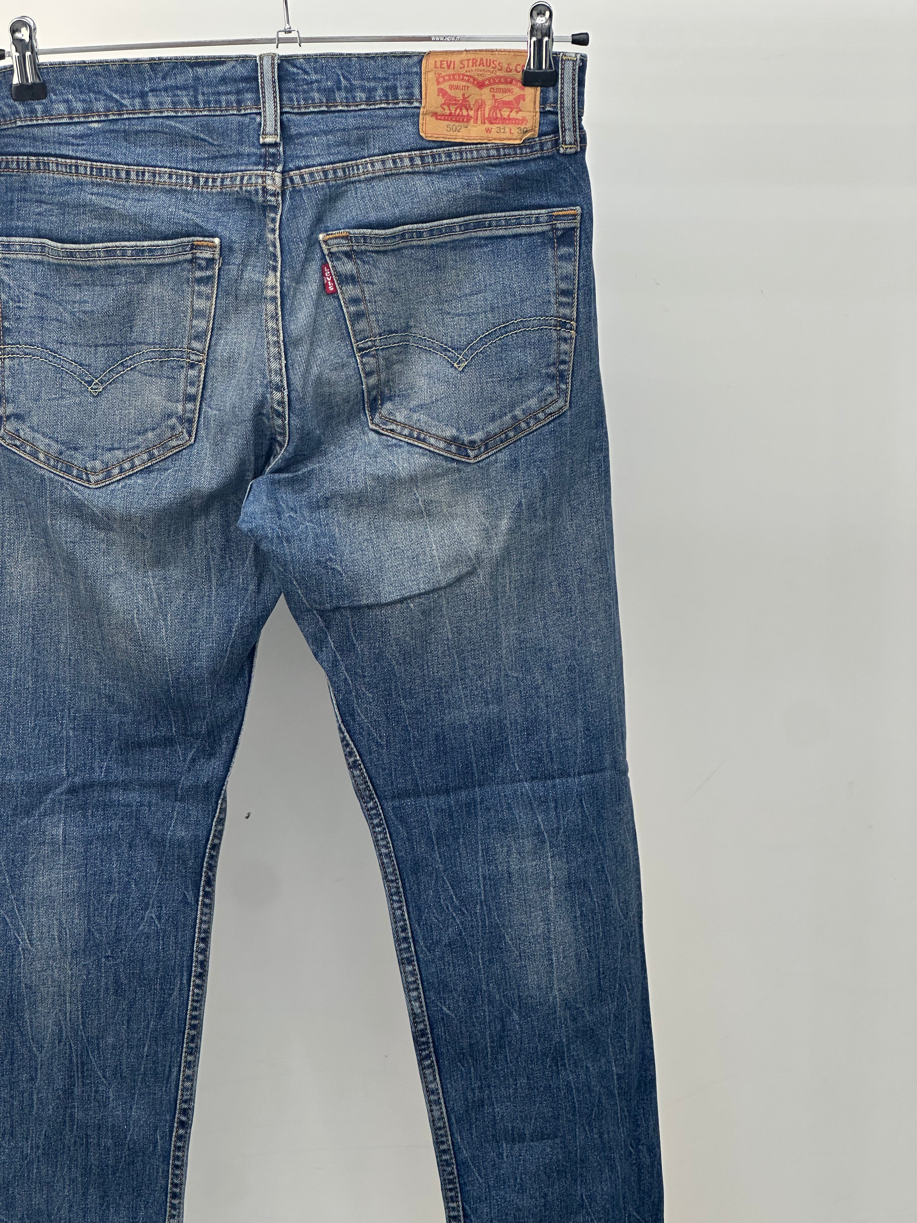 LEVI'S 502 SLIM FIT TAGLIA: 45 ITA = W31 L30