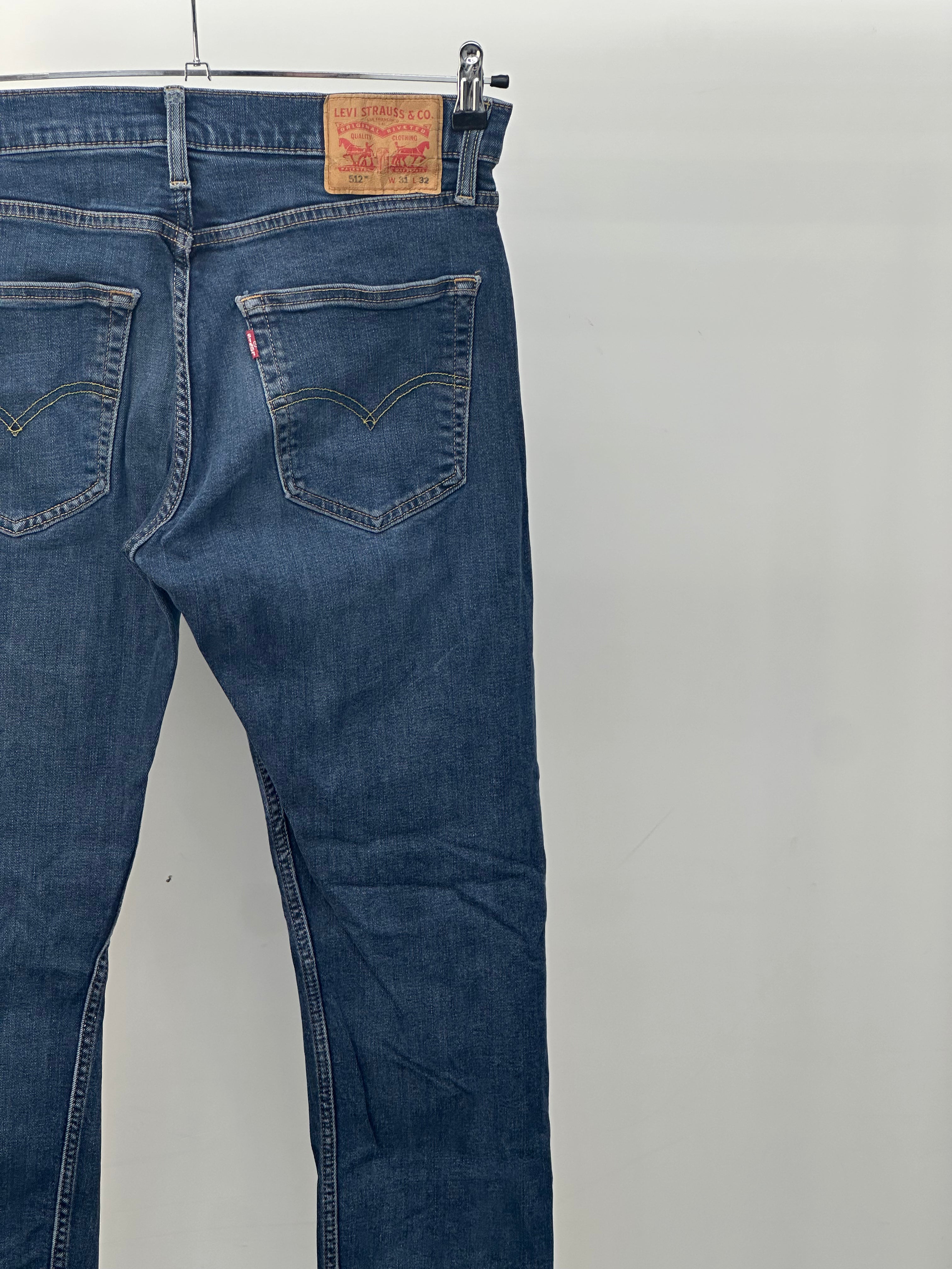 LEVI'S 512 SLIM FIT TAGLIA: 45 ITA = W31 L32
