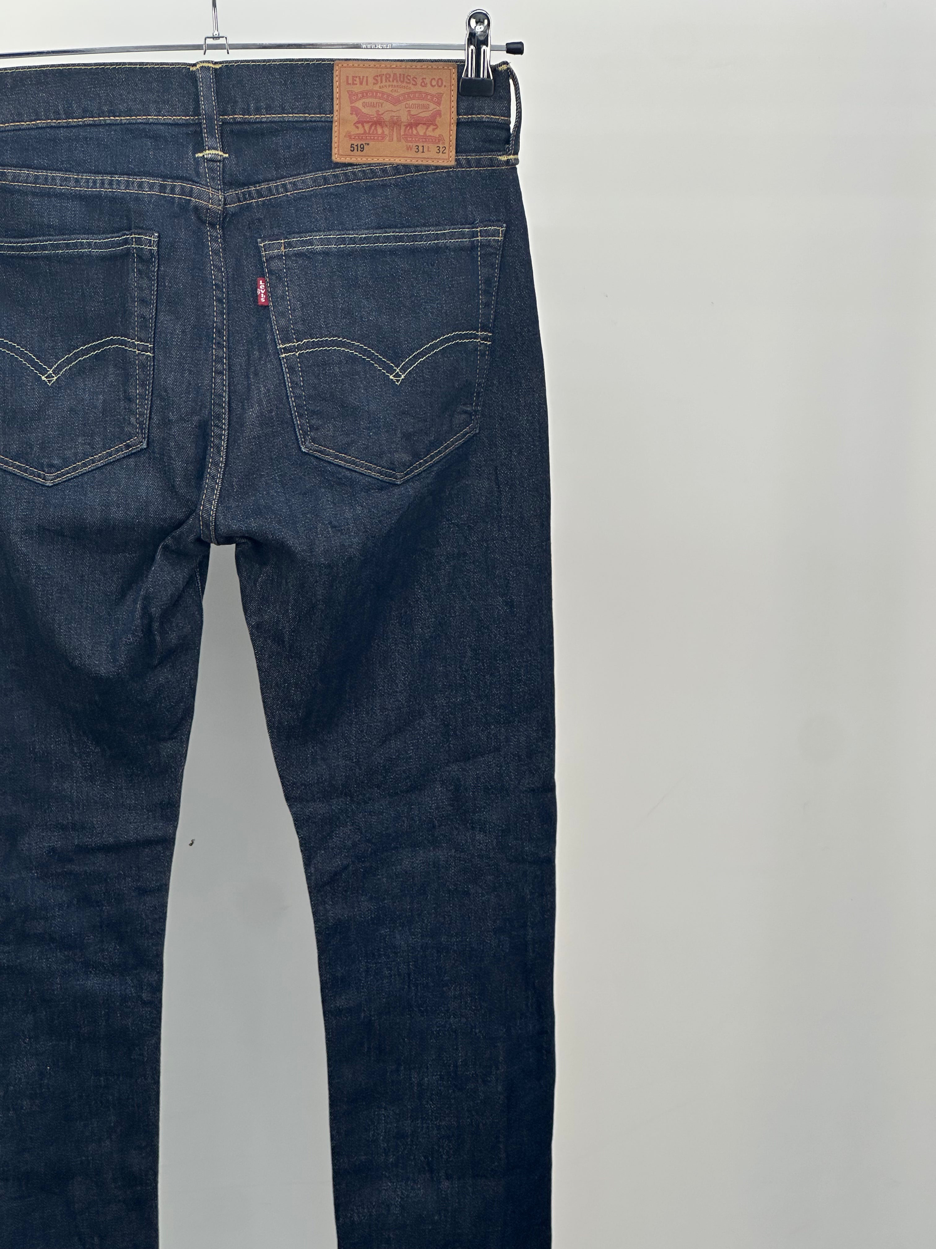 LEVI'S 519 SLIM FIT TAGLIA: 45 ITA = W31 L32