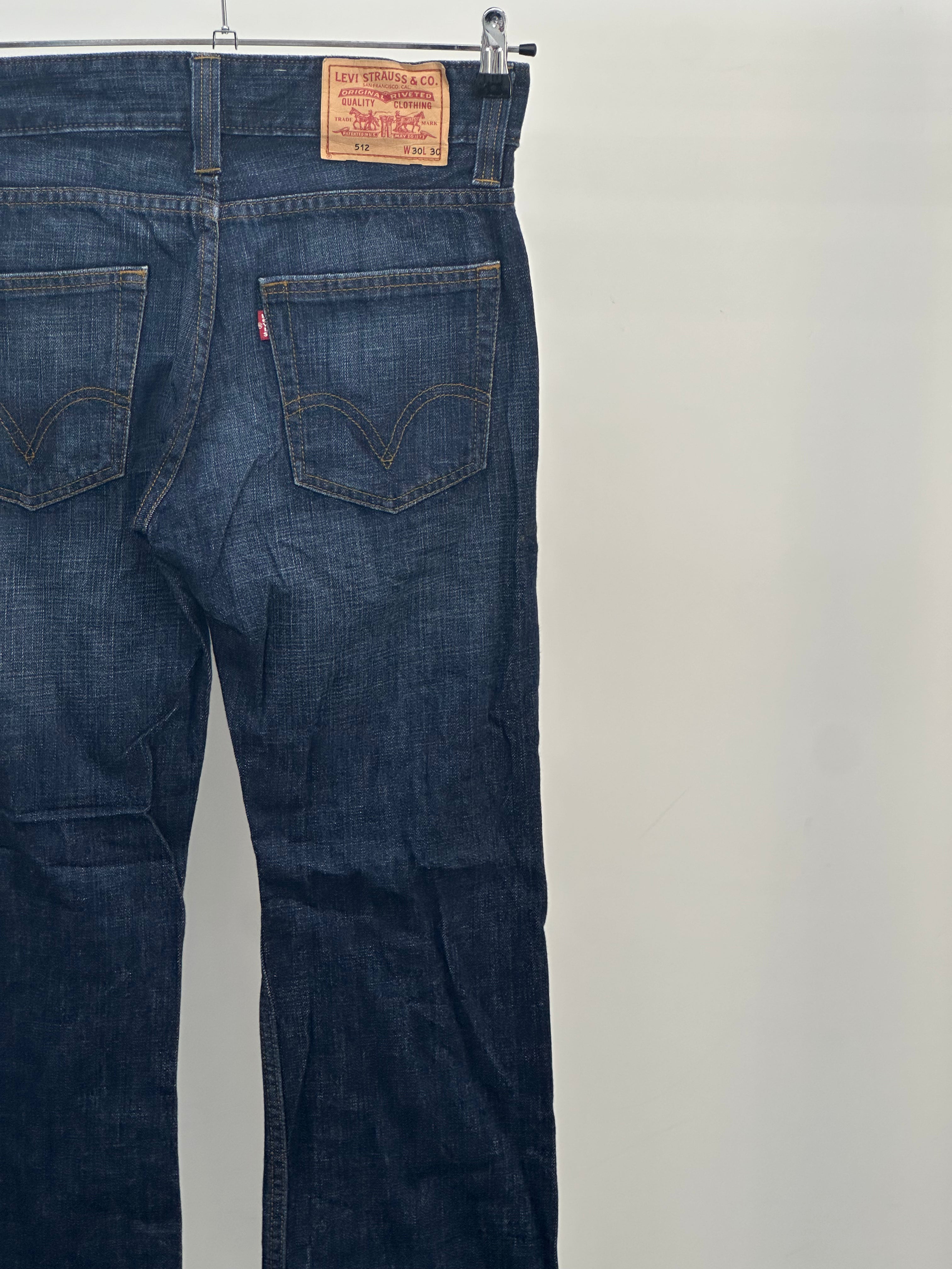 LEVI'S 512 BOOTCUT FIT TAGLIA: 44 ITA = W30 L30