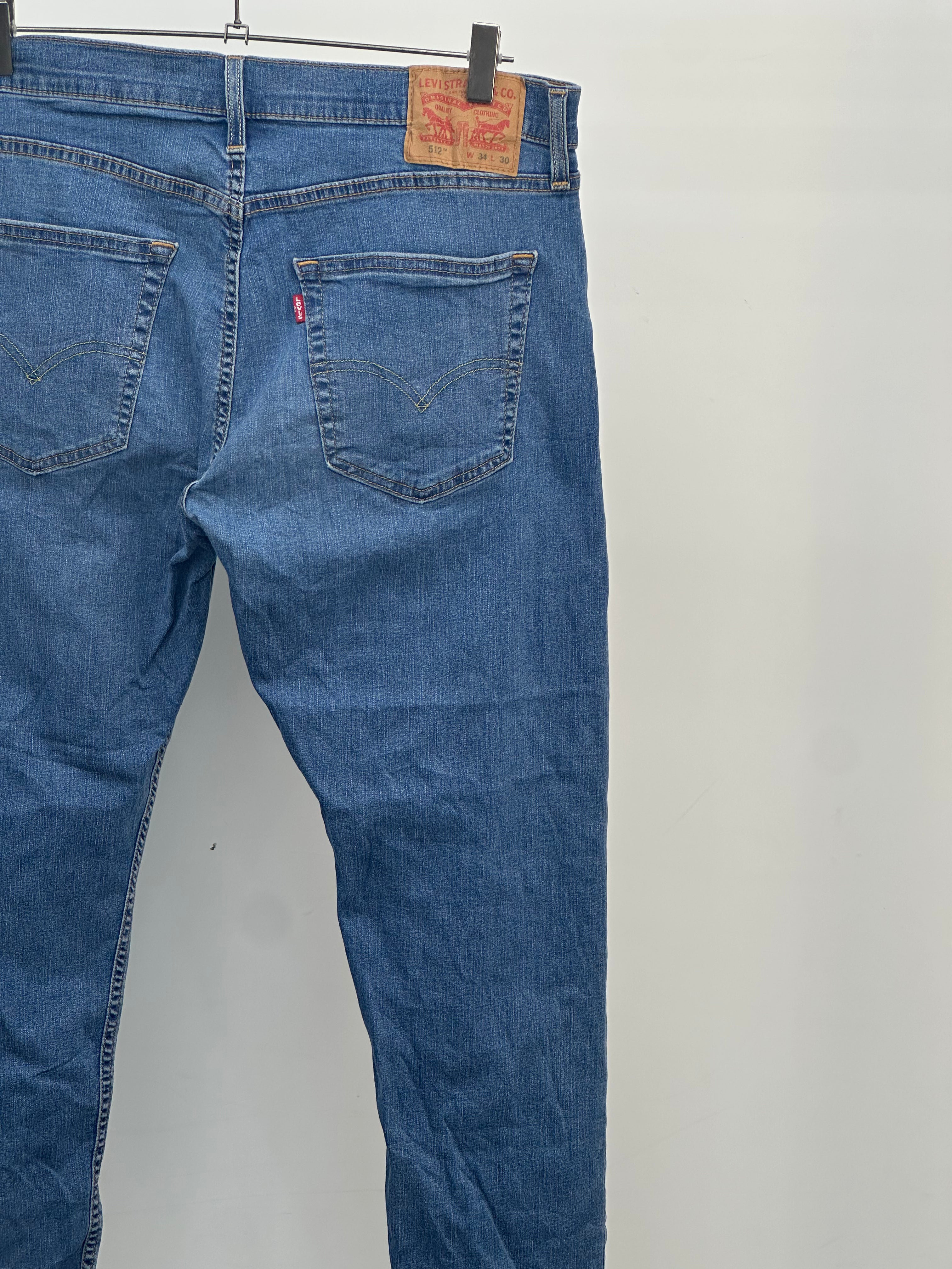 LEVI'S 512 TAGLIA: 48 ITA = W34 L30