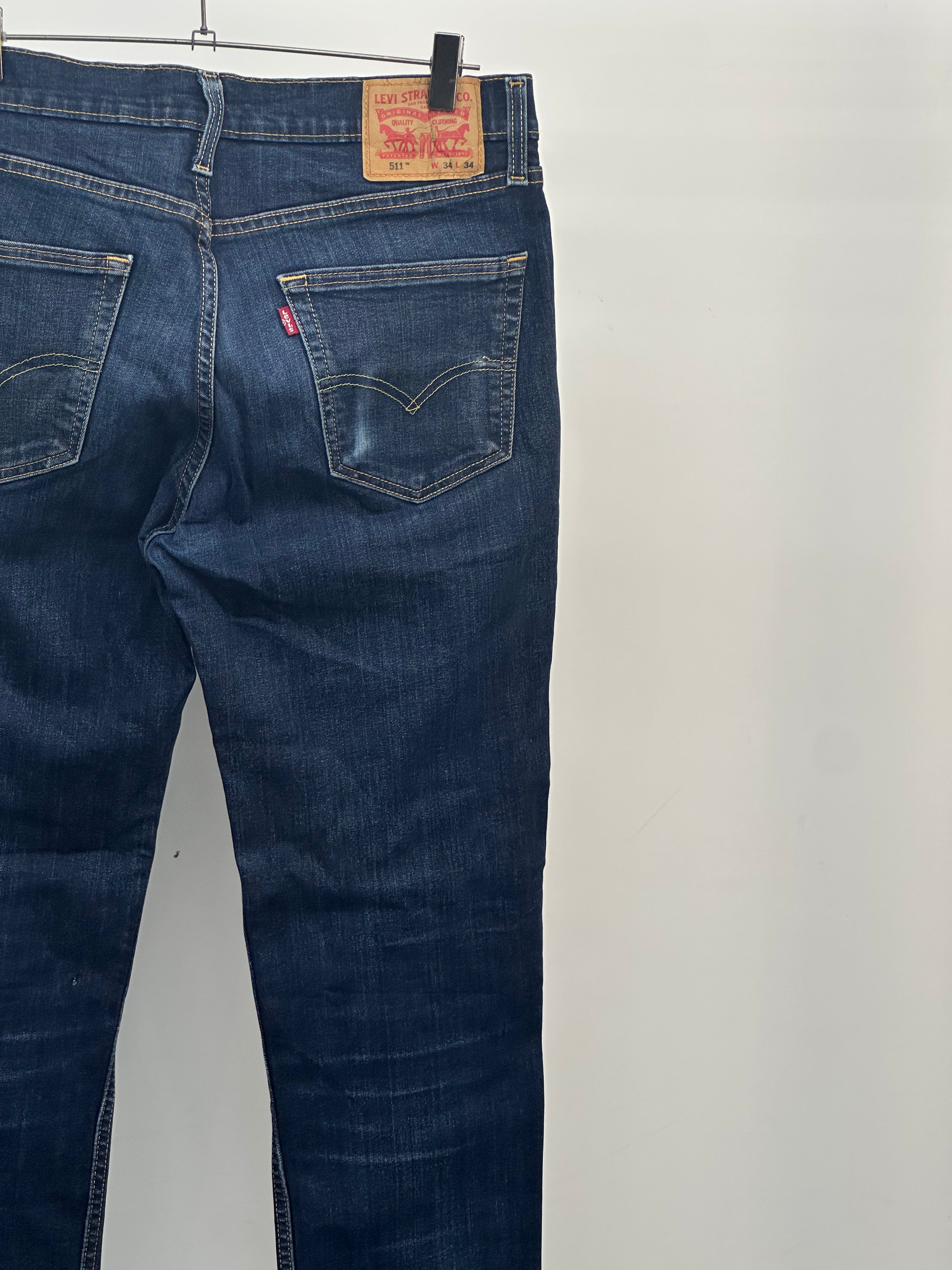 LEVI'S 511 TAGLIA: 48 ITA = W34 L34