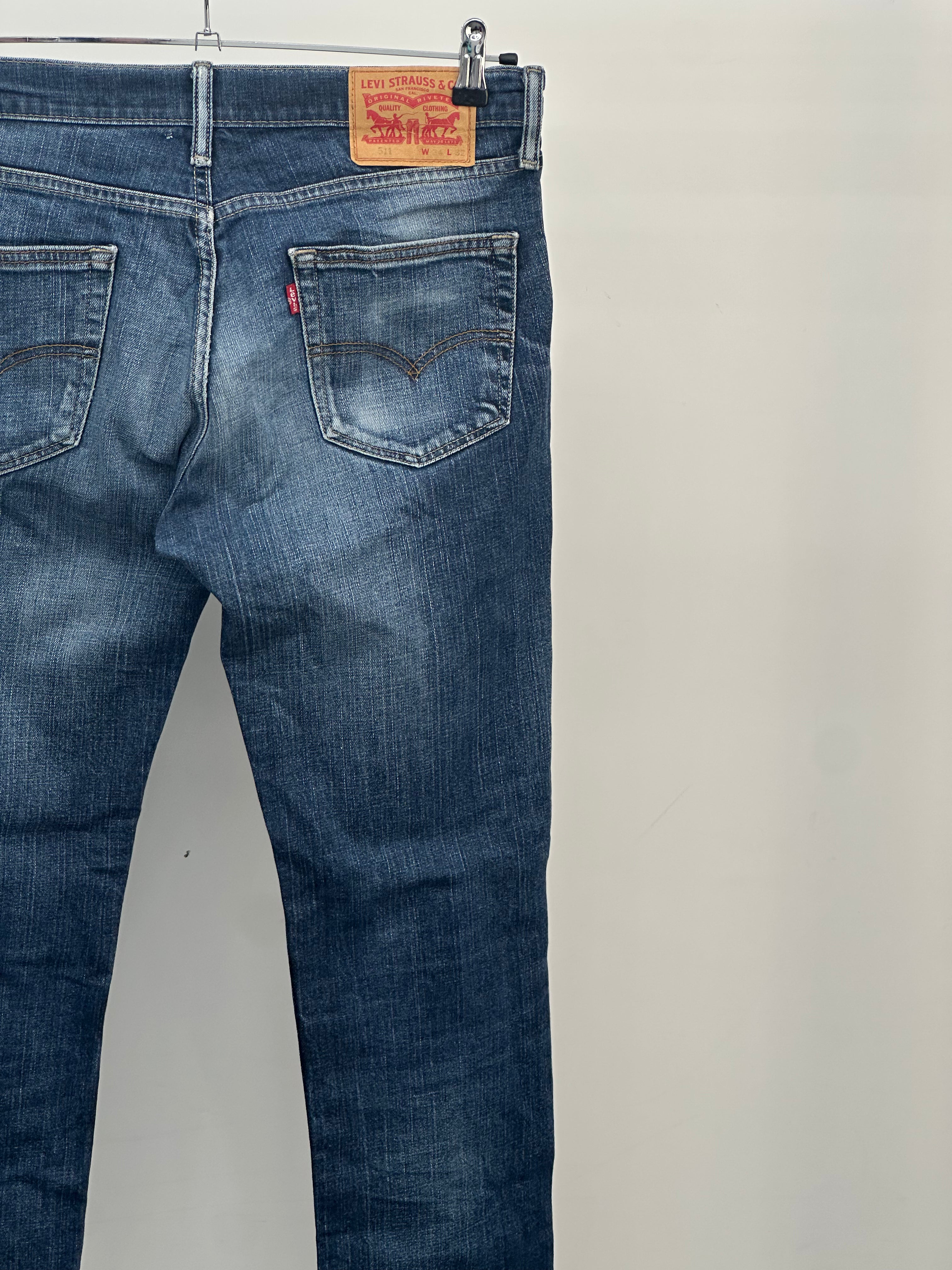 LEVI'S 511 TAGLIA: 48 ITA = W34 L32