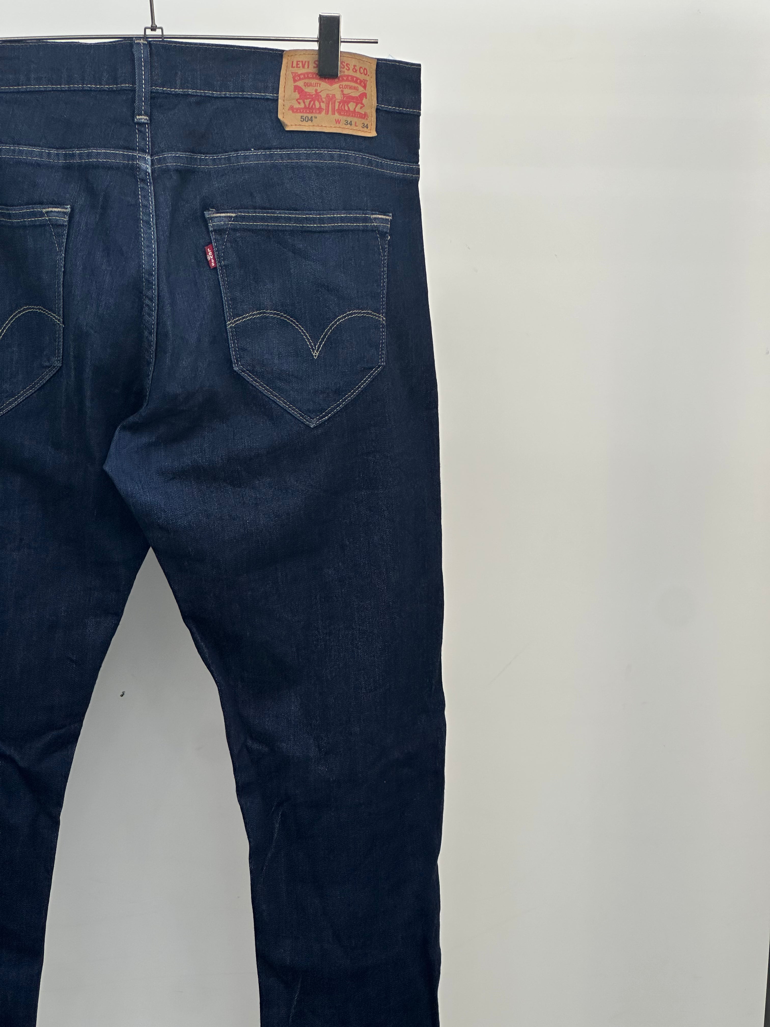LEVI'S 504 REGULAR FIT  TAGLIA: 48 ITA = W34 L34