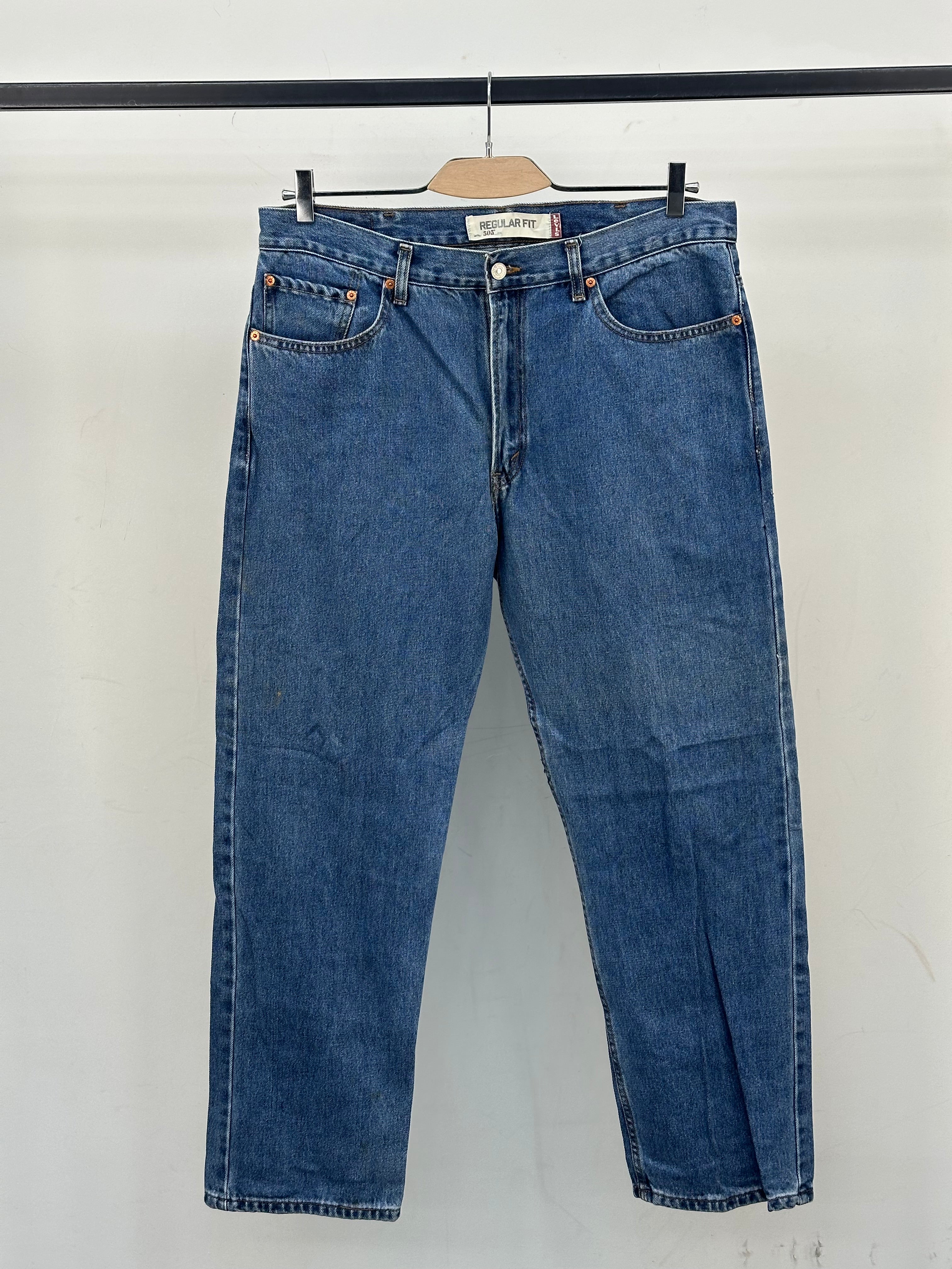 LEVI'S 505 STRAIGHT FIT TAGLIA: 52 ITA = W38 L30