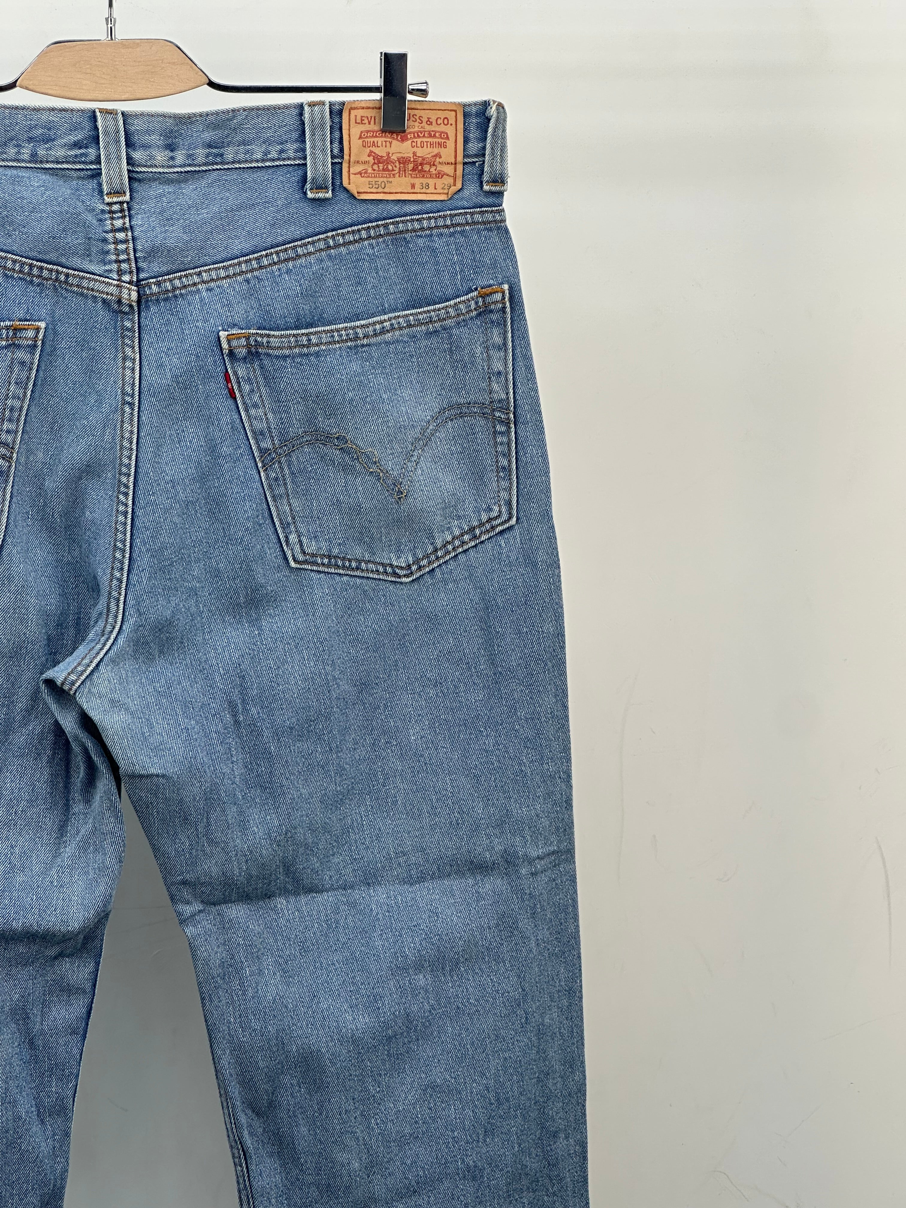 LEVI'S 550 RELAXED FIT TAGLIA: 52 ITA = W38 L29